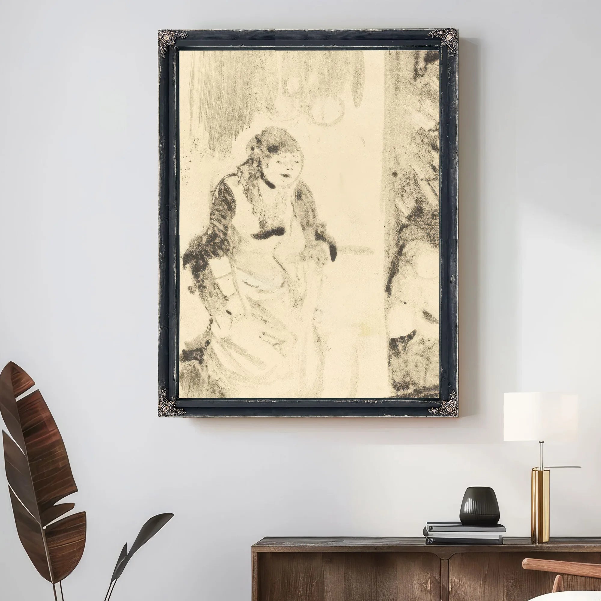 Mlle Becat By Edgar Degas Fine Art Print