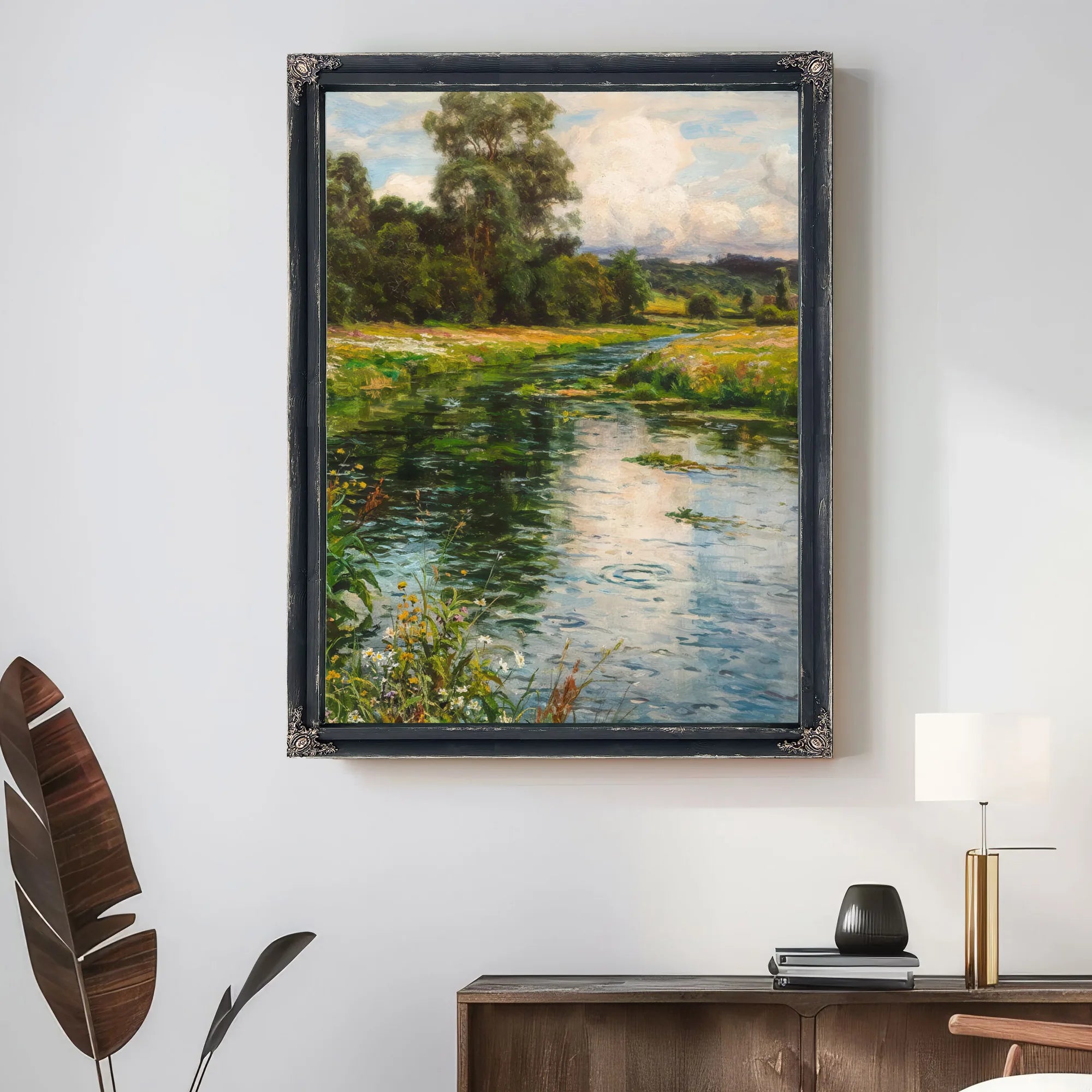 A Quiet Afternoon By Louis Aston Knight Fine Art Print