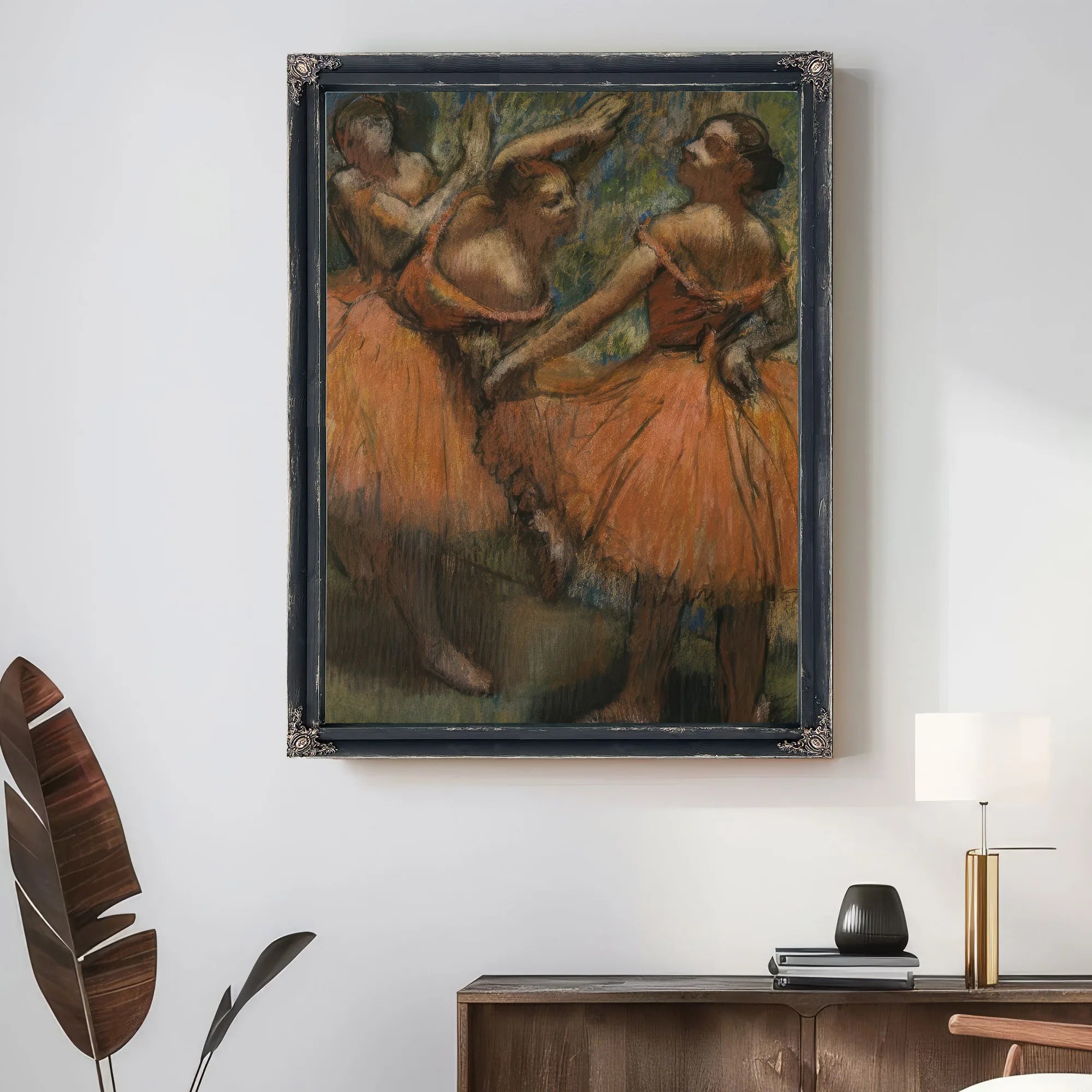 Les Jupes Rouge (The Red Skirts) By Edgar Degas Fine Art Print