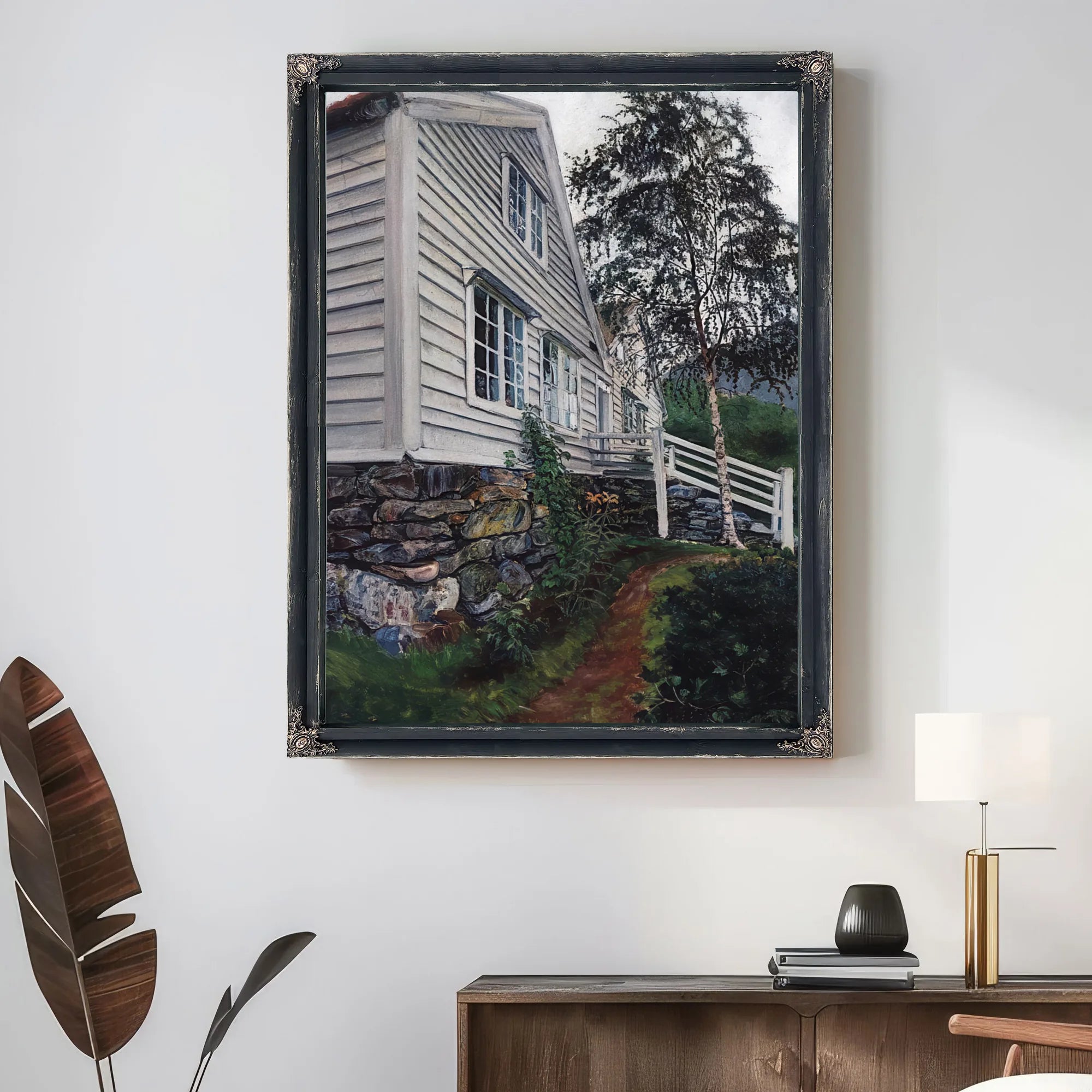 The Parsonage By Nicolai Astrup Fine Art Print