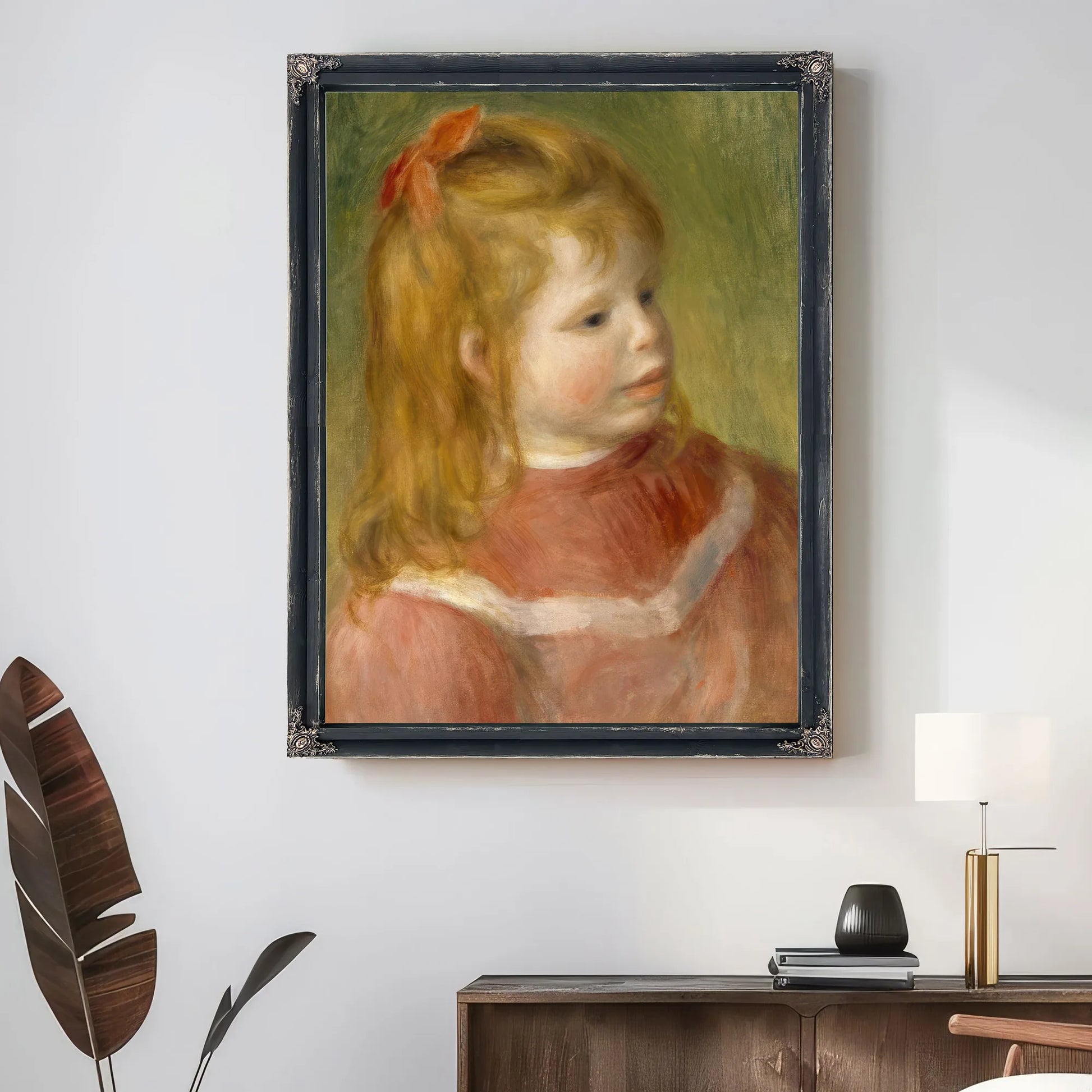 Portrait Of Jean 1 By Pierre Auguste Renoir Fine Art Print