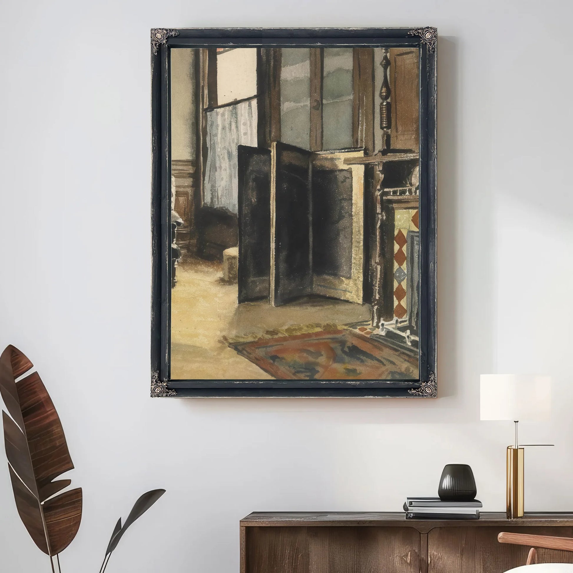 The Corner Of A Room 1892 By Maynard Dixon Fine Art Print