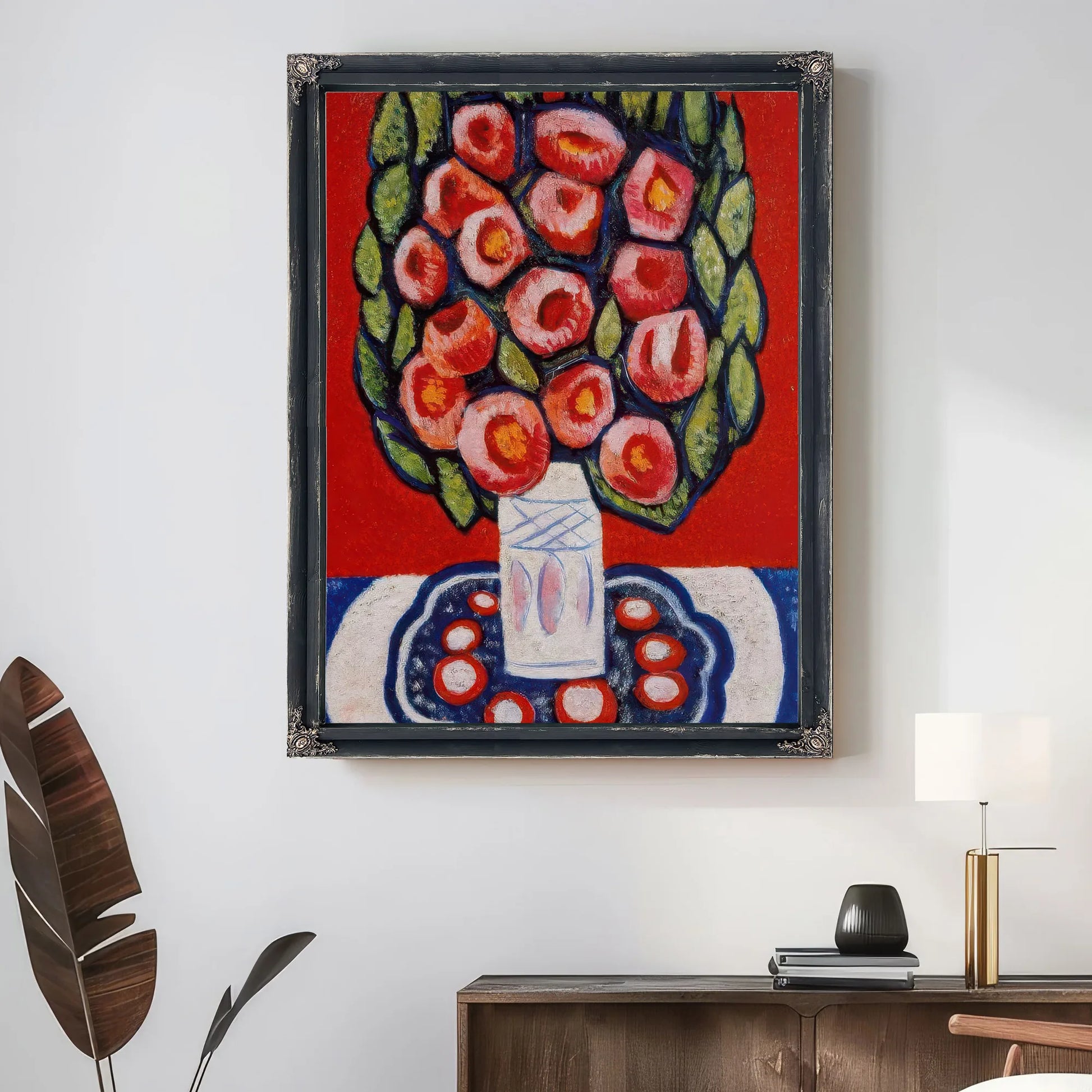 Roses From Hispania By Marsden Hartley Fine Art Print