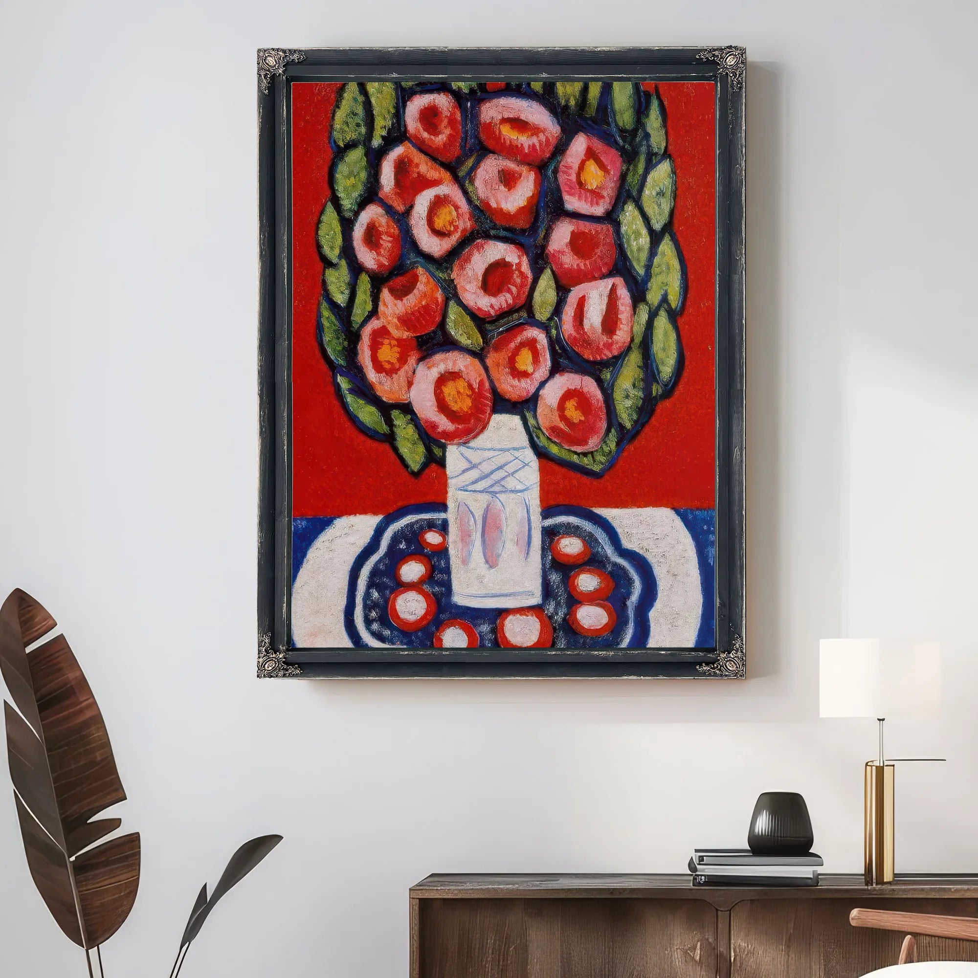 Roses From Hispania By Marsden Hartley Fine Art Print