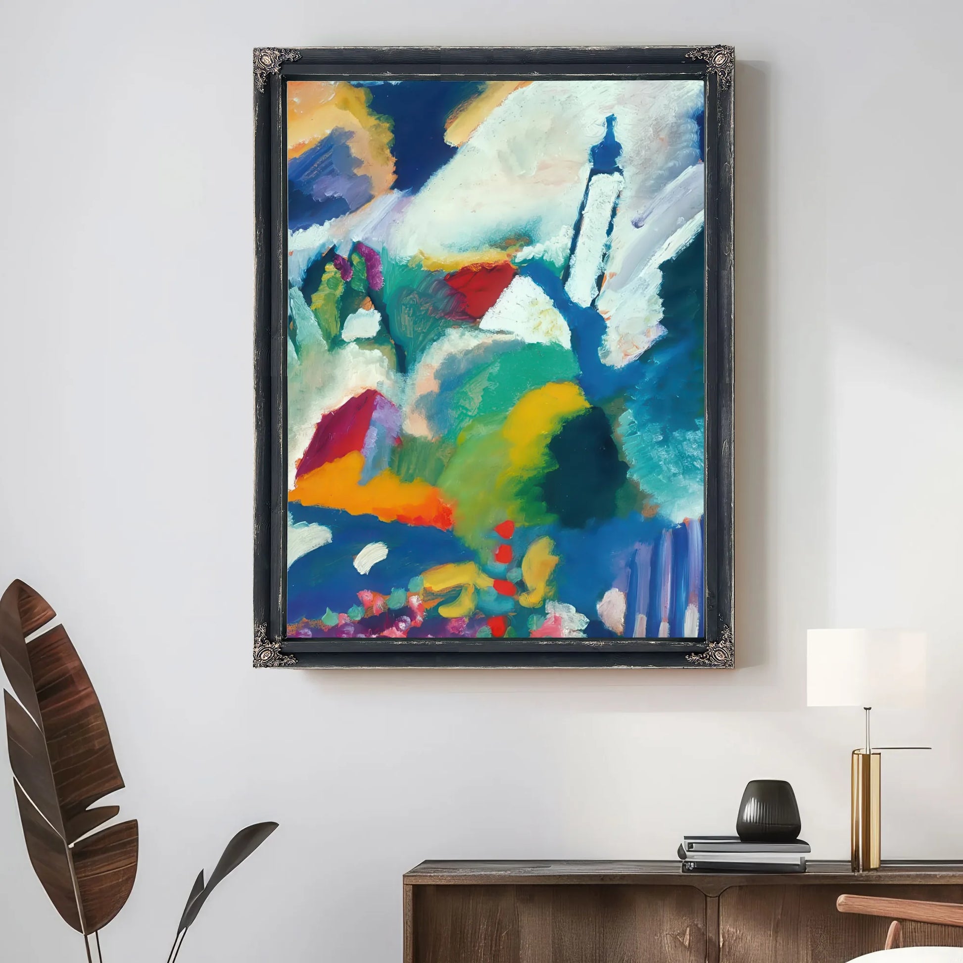 Church In Murnau 1910 By Wassily Kandinsky Fine Art Print
