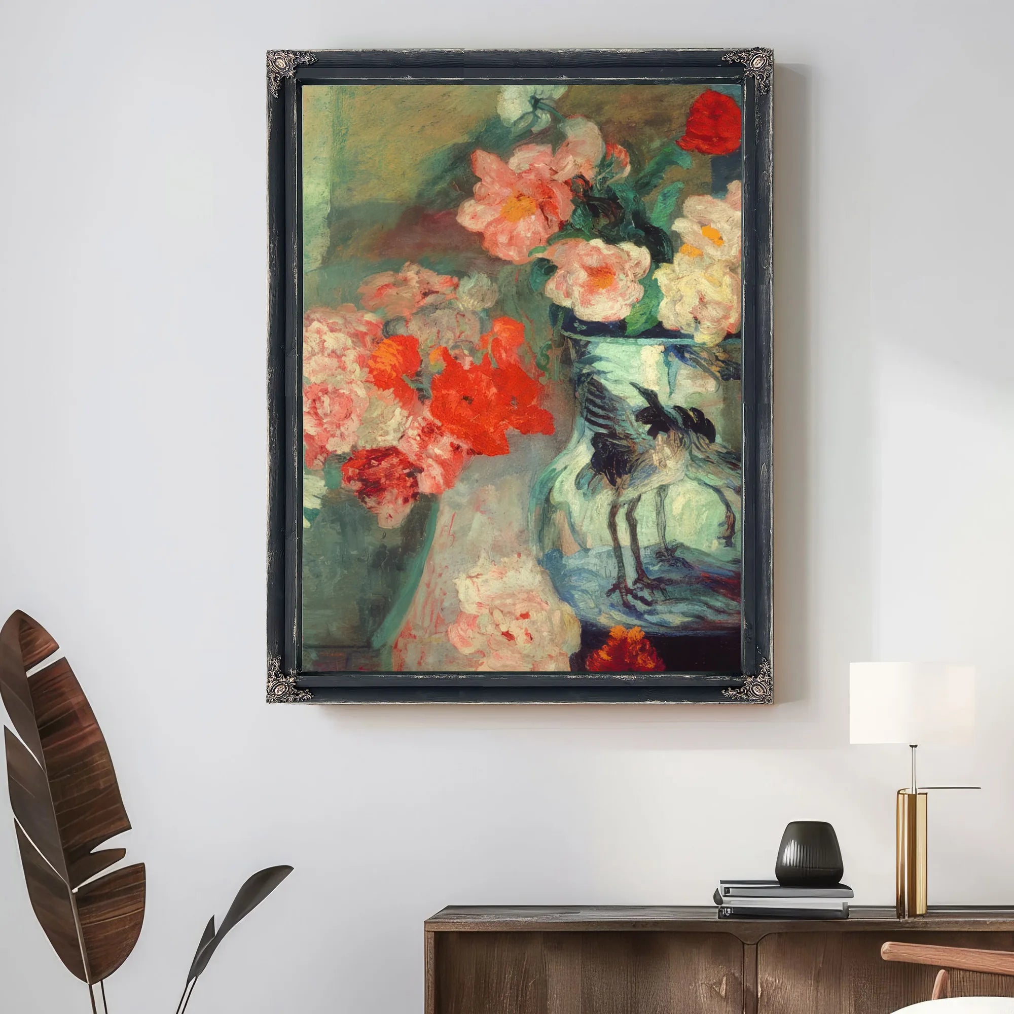 Peonies And Poppies By James Ensor Fine Art Print