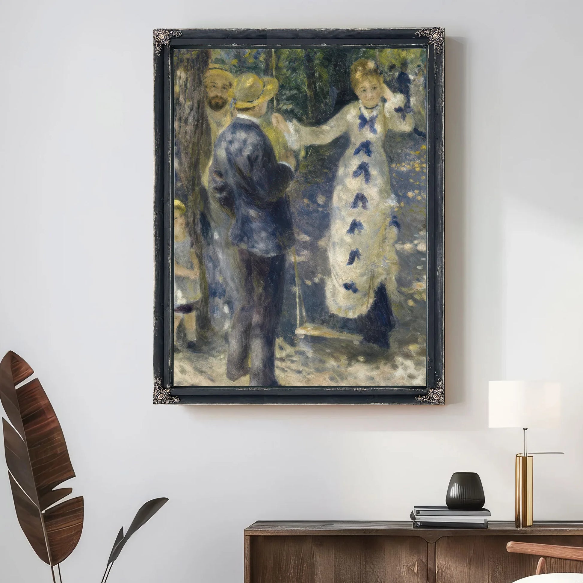 The Swing By Pierre Auguste Renoir Fine Art Print
