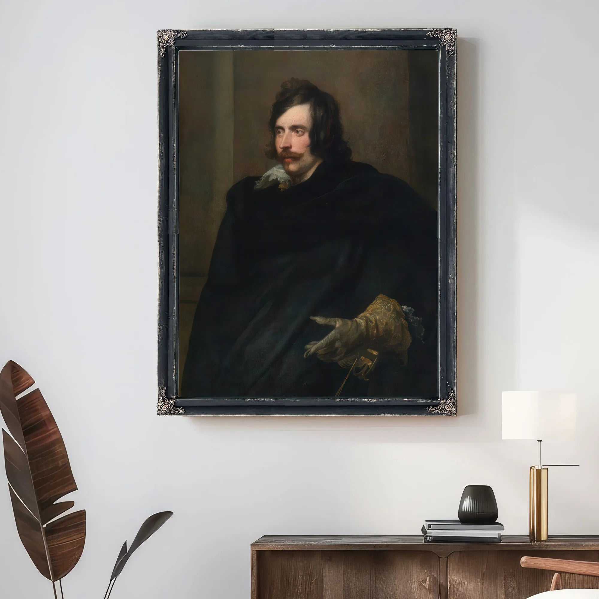 Anthony Van Dyck Portrait Of A Man With A Gloved Hand 1540 By Anthony Van Dyck Fine Art Print