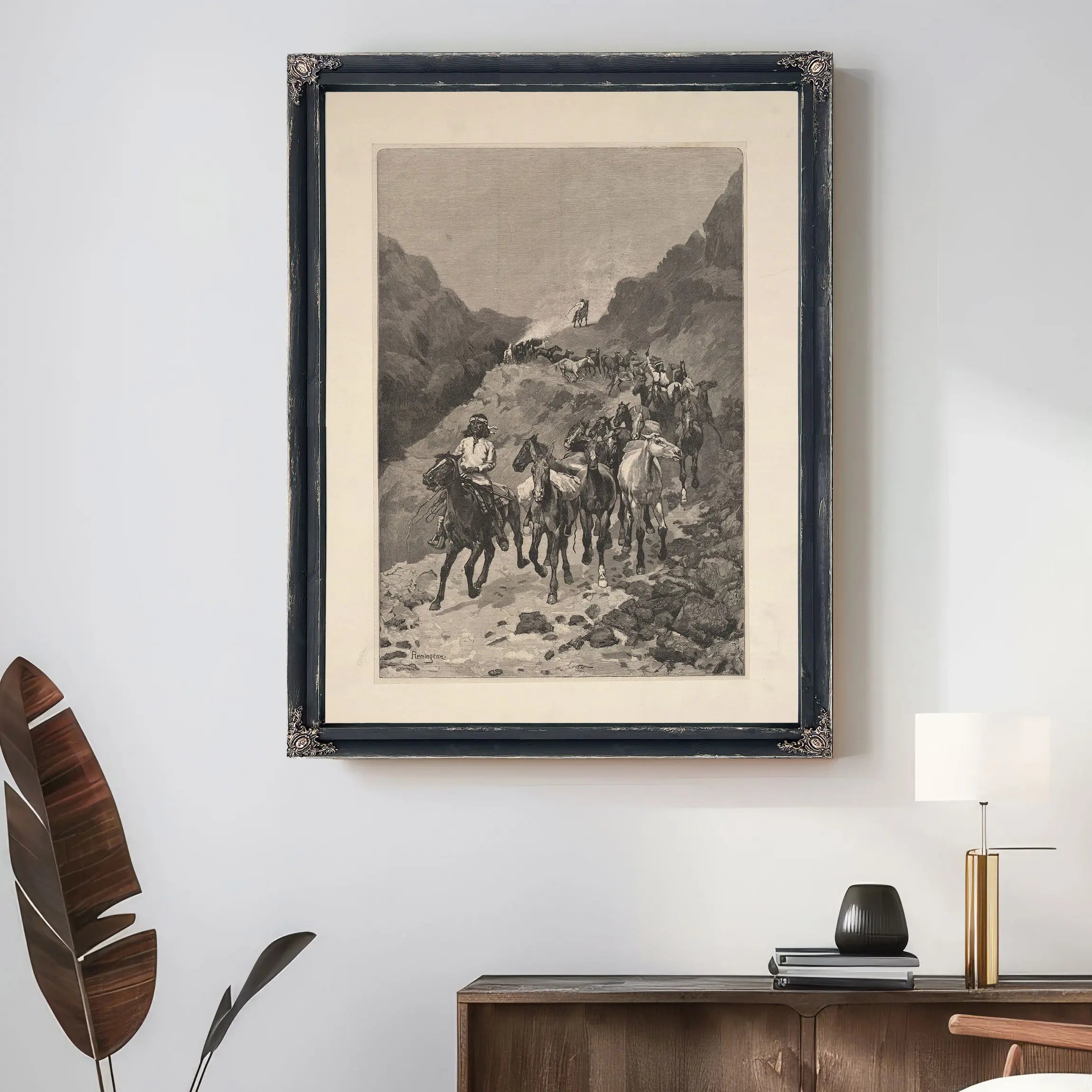 Geronimo And His Band Returning From A Raid Into Mexico by Frederic Remington