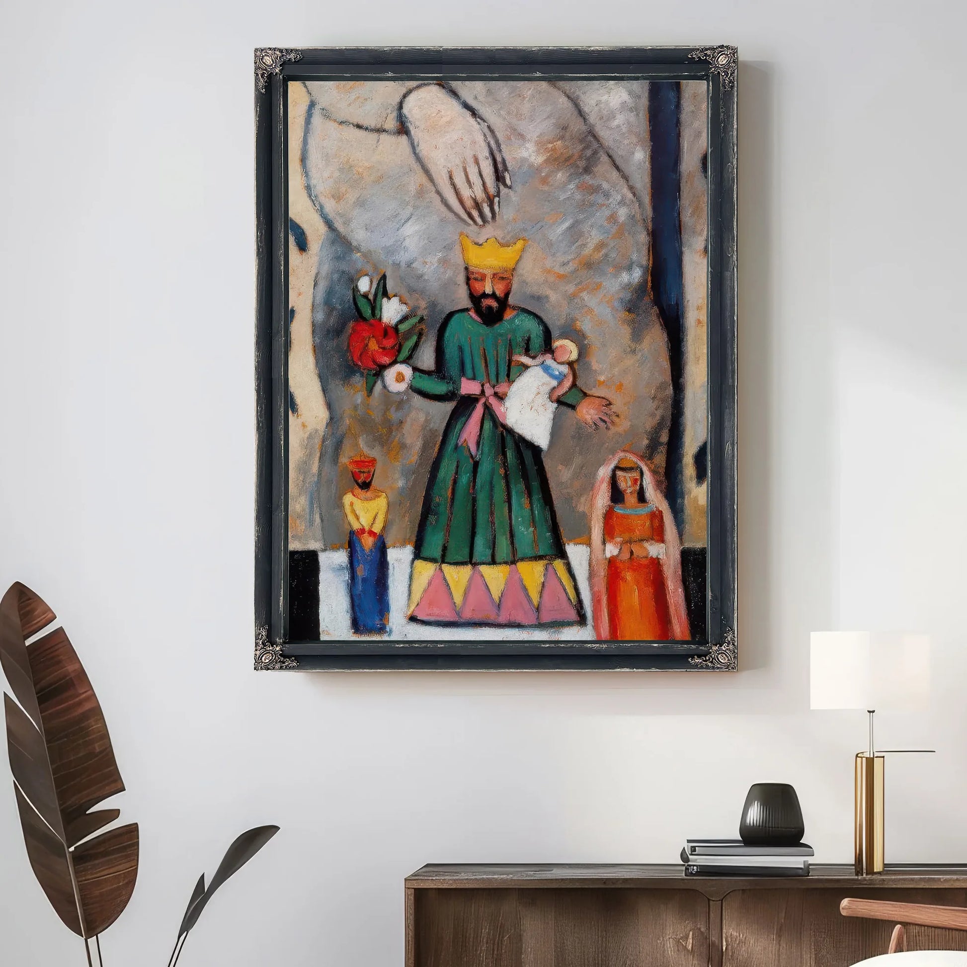Santos New Mexico By Marsden Hartley Fine Art Print