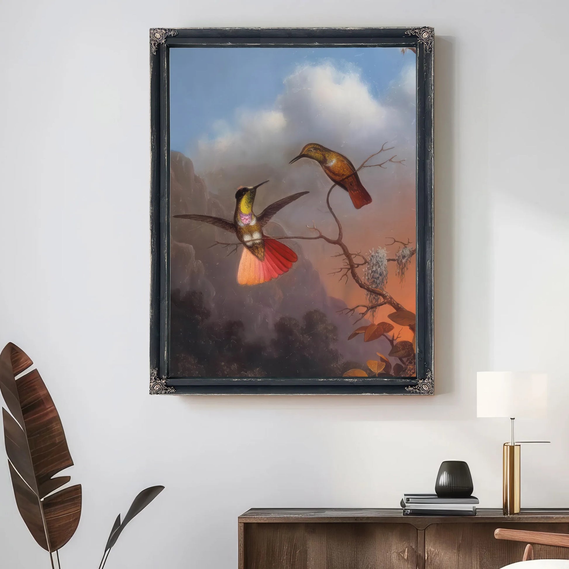 Hooded Visorbearer By Martin Johnson Heade Fine Art Print