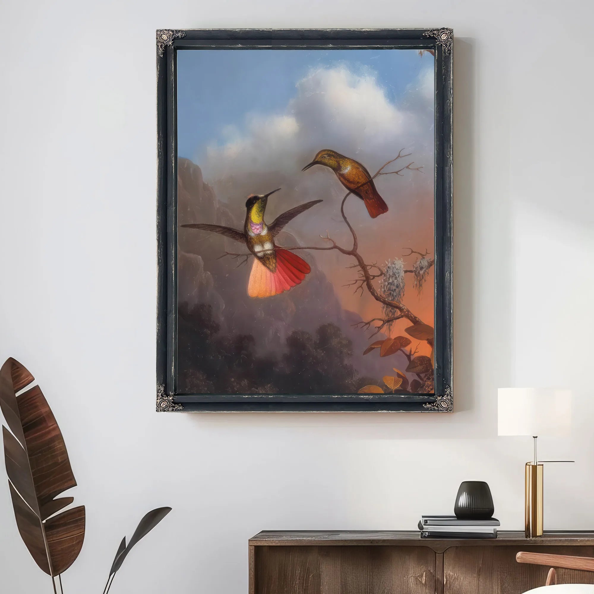 Hooded Visorbearer By Martin Johnson Heade Fine Art Print