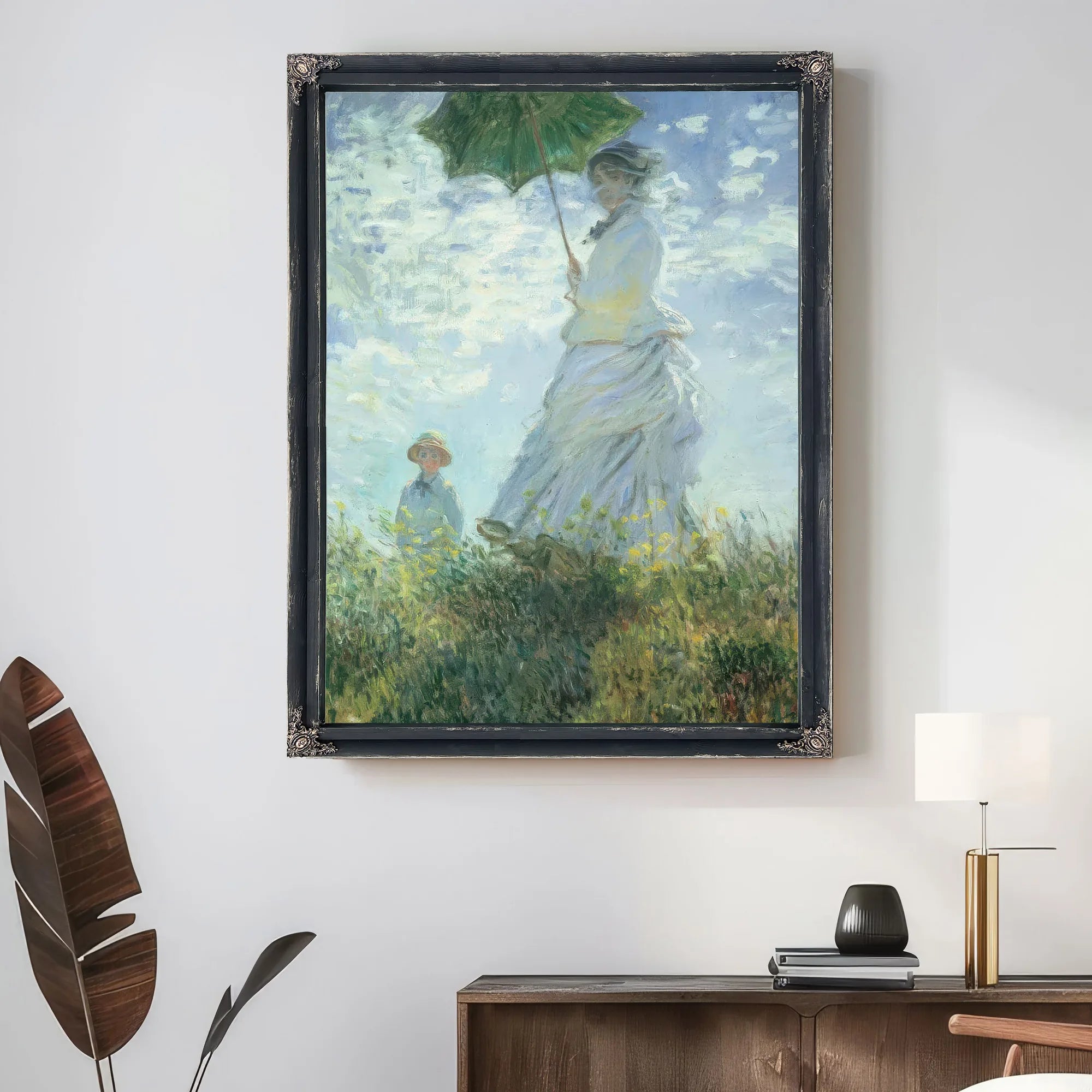 The Walk Lady With Parasol By Claude Monet Fine Art Print