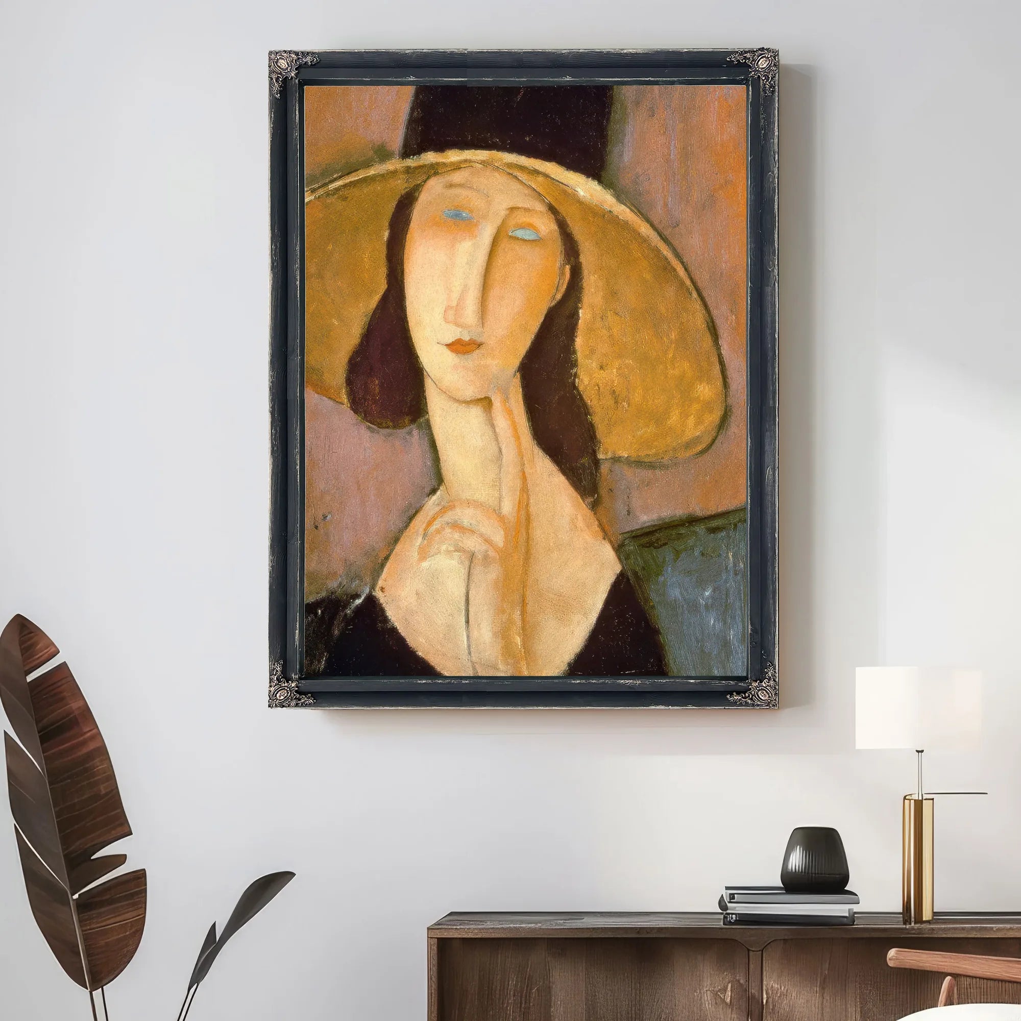 Head Of A Woman By Amedeo Modigliani Fine Art Print