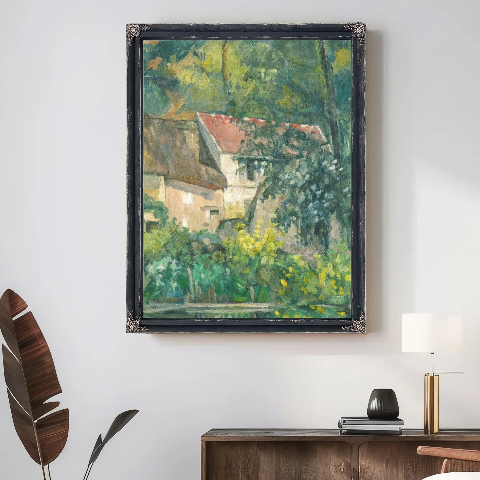House Of Pere Lacroix By Paul Cezanne Fine Art Print
