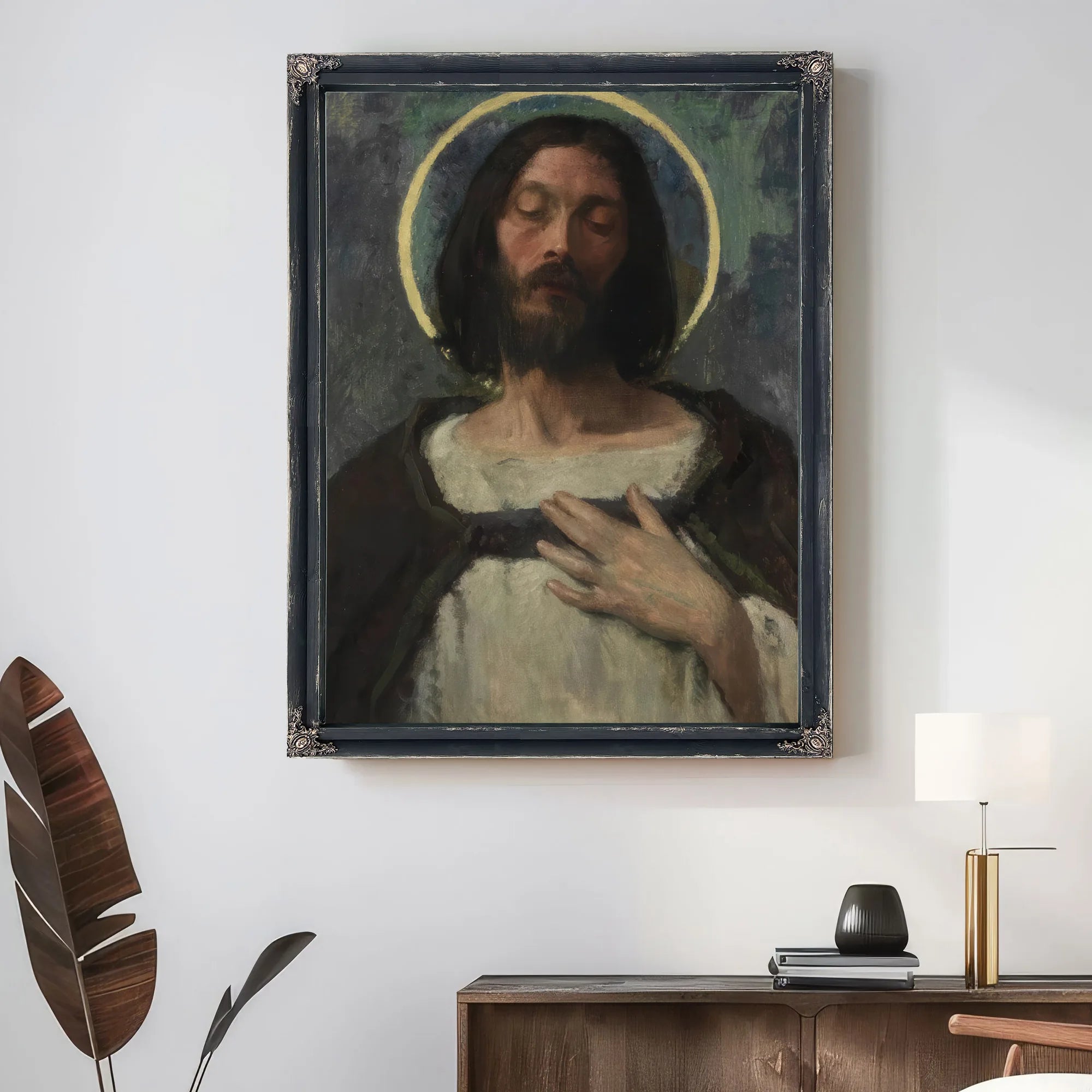 Christ By Gari Melchers Fine Art Print