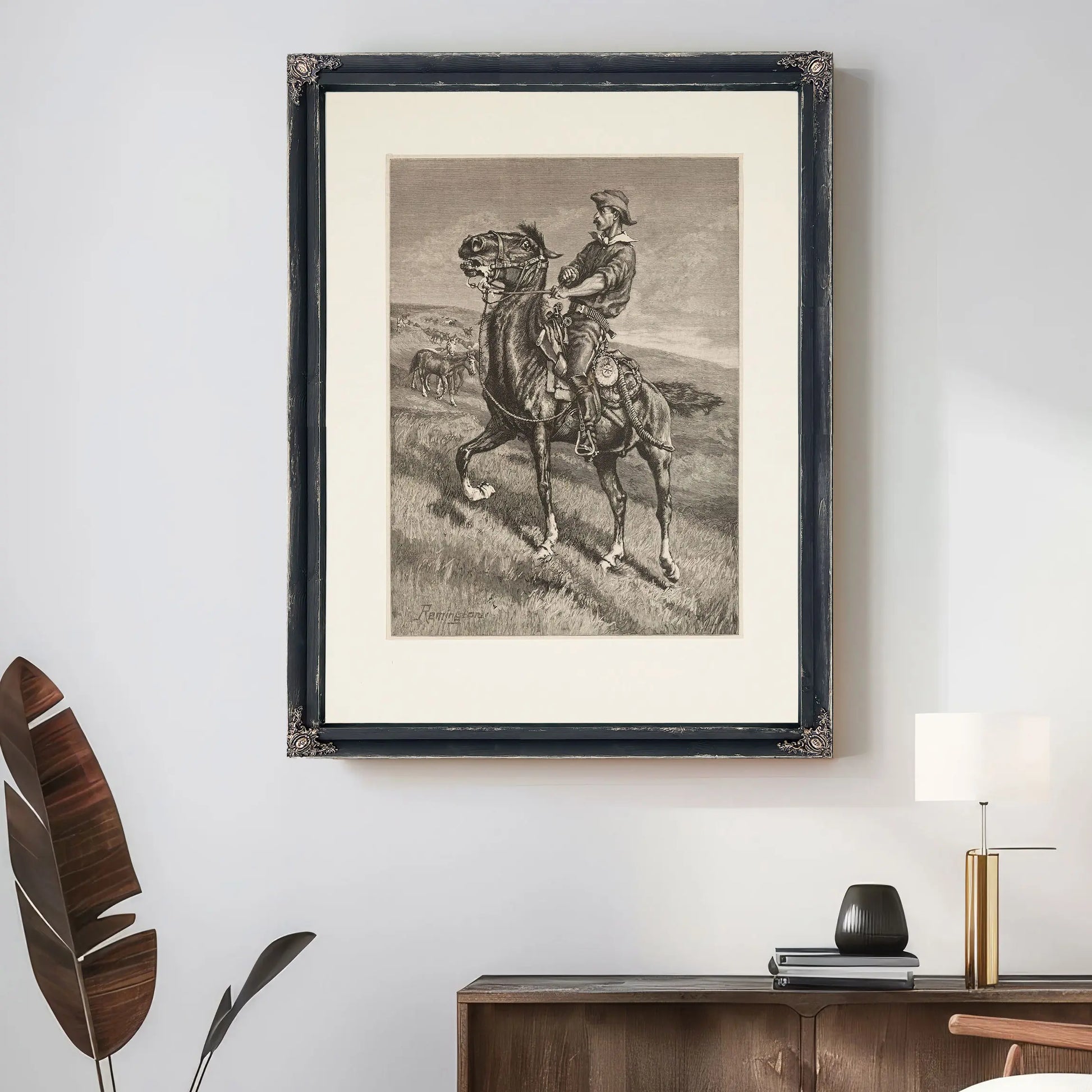 In From The Night Herd B by Frederic Remington