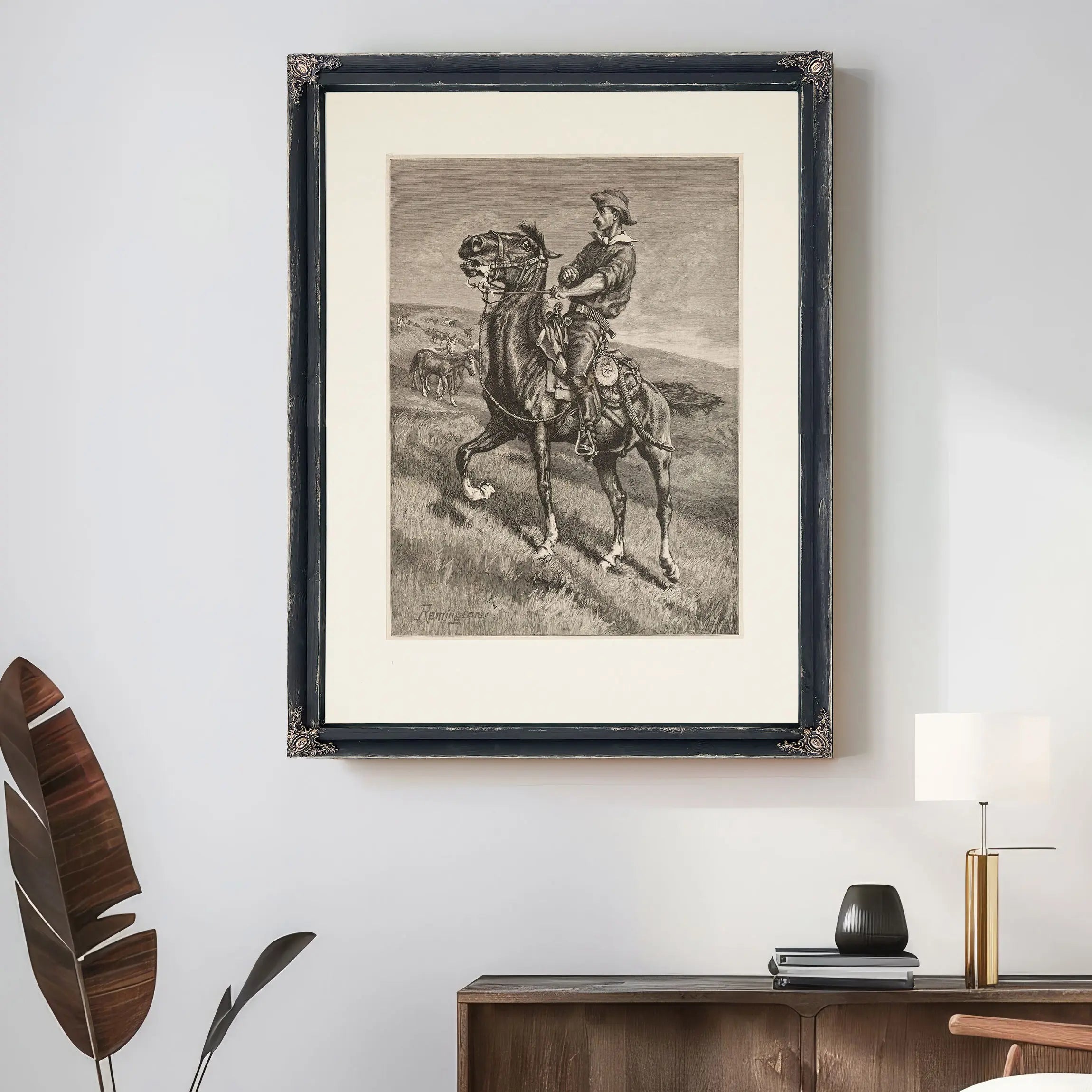 In From The Night Herd B by Frederic Remington