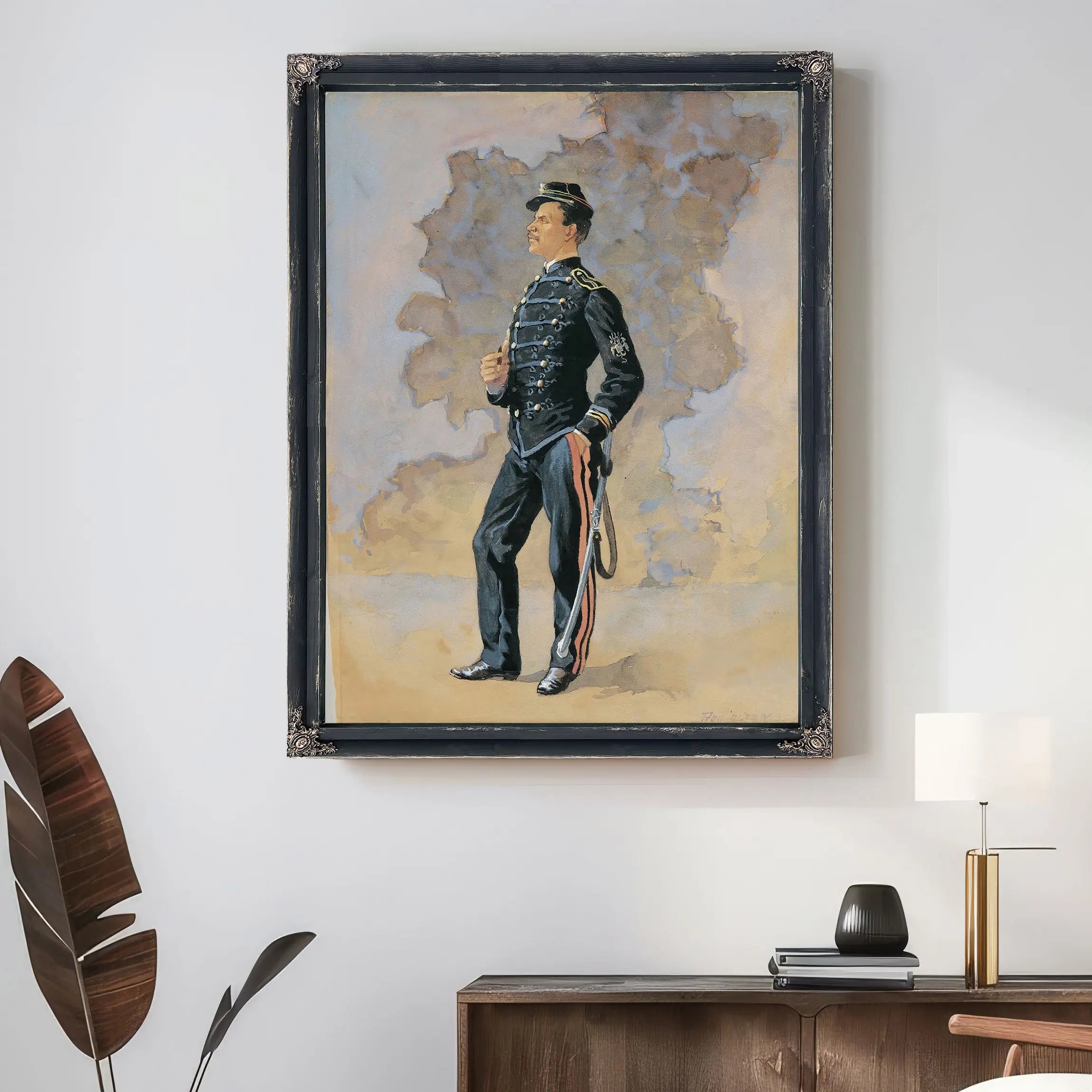 Lieutenant Engineer Battalion by Frederic Remington