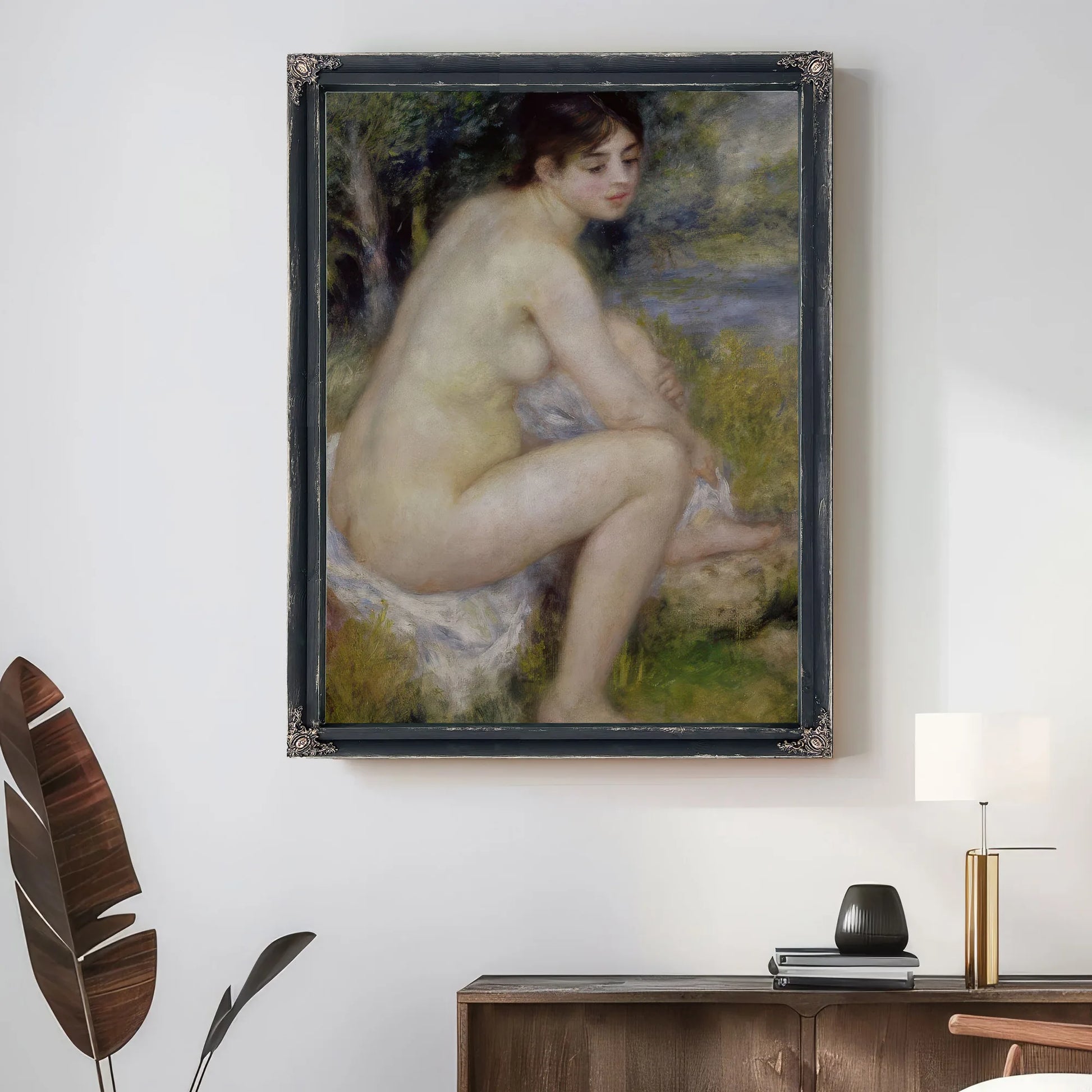 Nude In A Landscape By Pierre Auguste Renoir Fine Art Print