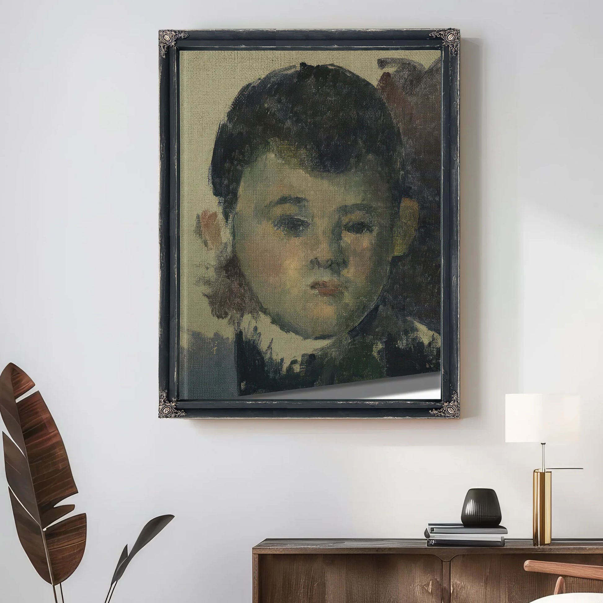 Portrait Of Paul, The Artist's Son (Portrait De Paul, Fils De L'artiste) By Paul Cezanne Fine Art Print