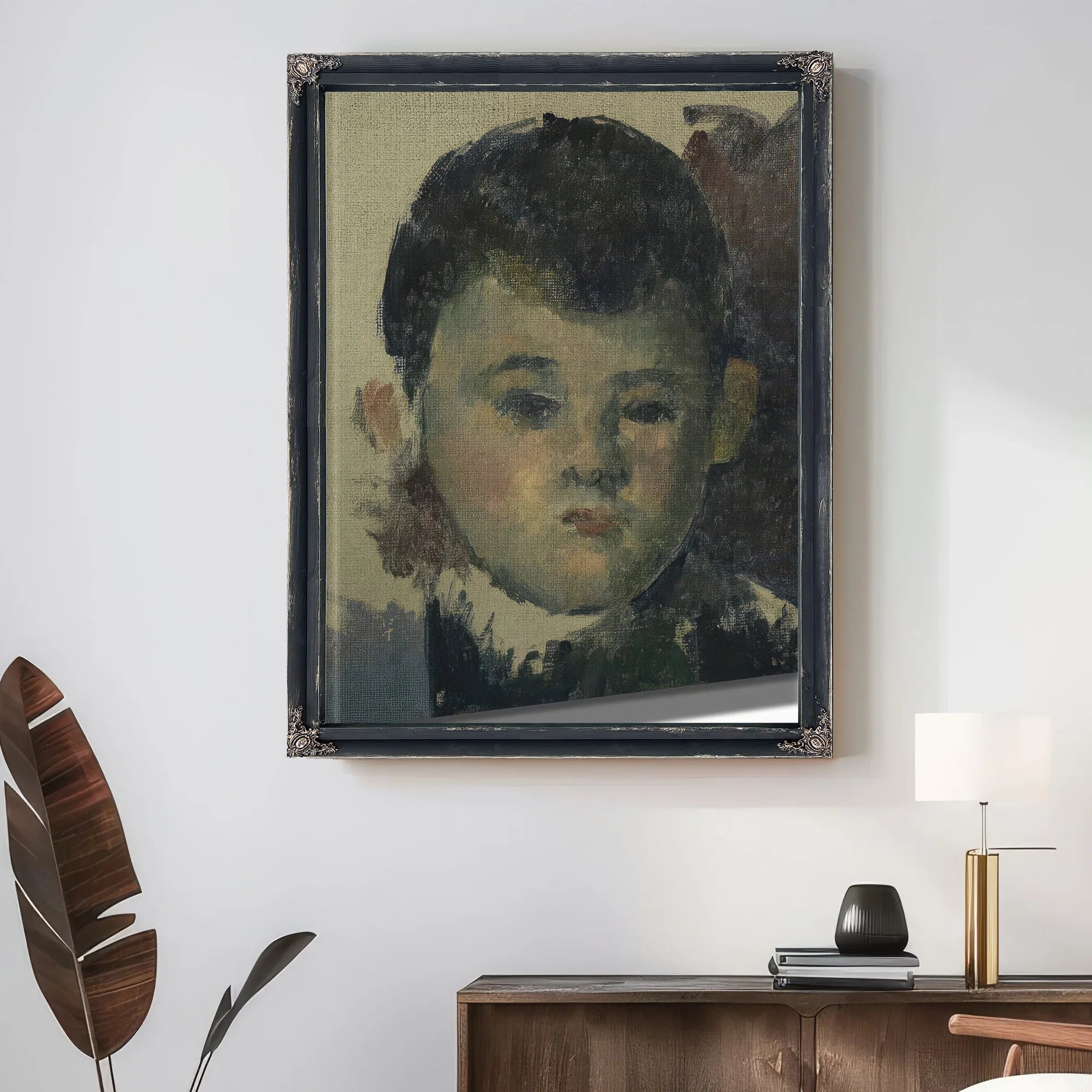 Portrait Of Paul, The Artist's Son (Portrait De Paul, Fils De L'artiste) By Paul Cezanne Fine Art Print