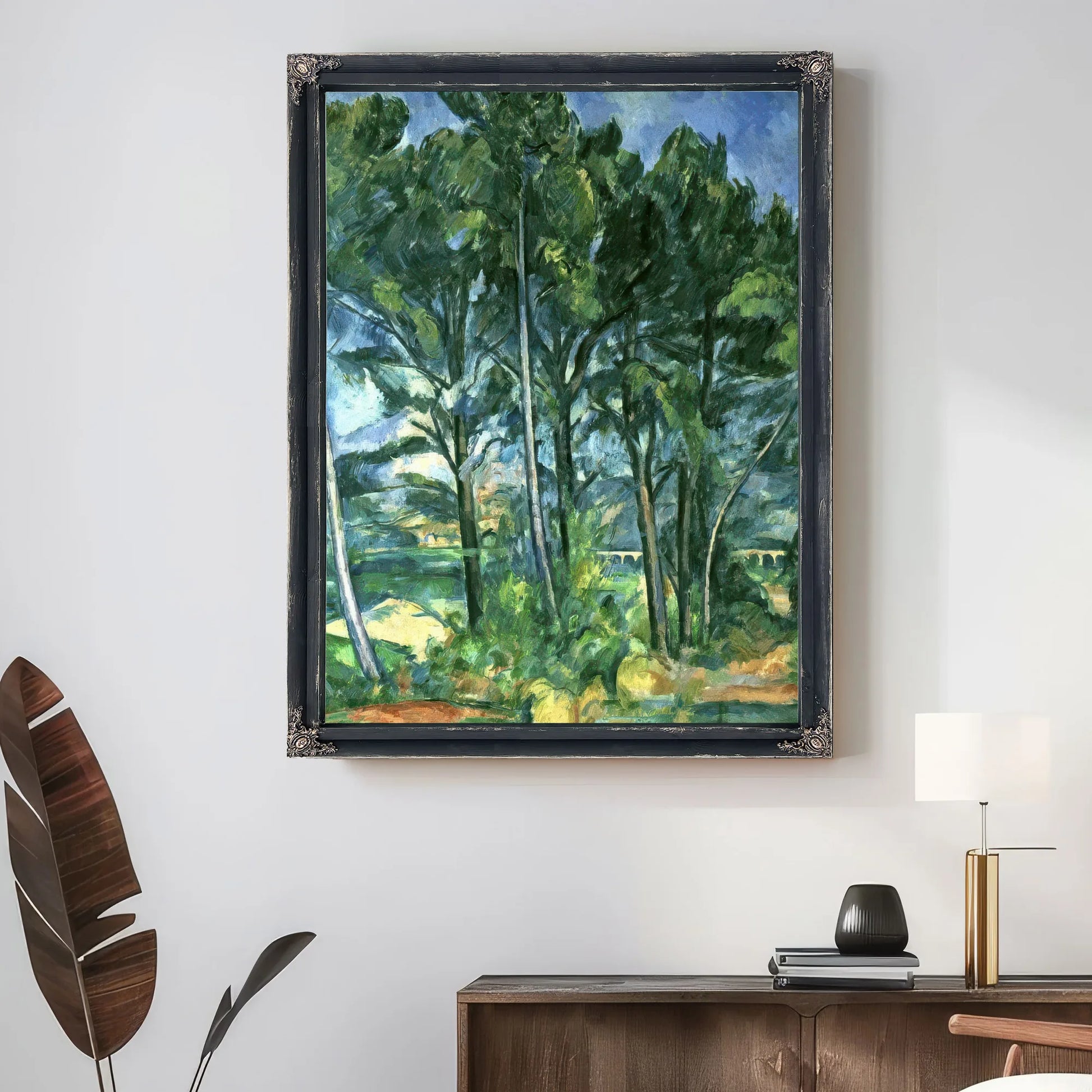 The Aqueduct (Montagne Sainte Victoire Seen Through Trees) By Paul Cezanne Fine Art Print