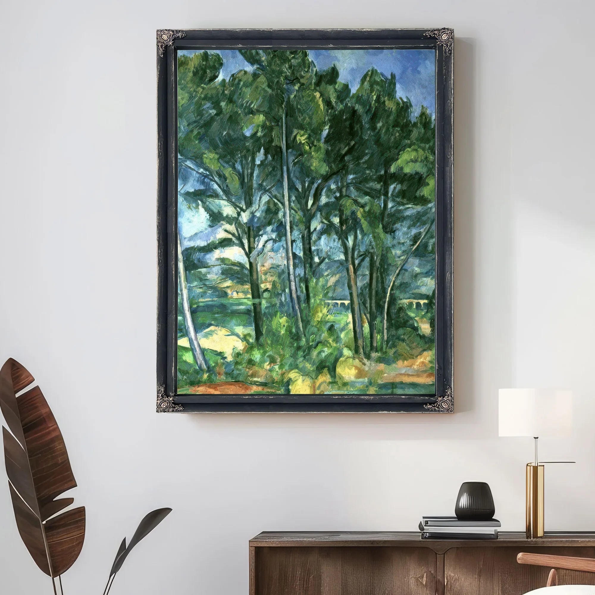 The Aqueduct (Montagne Sainte Victoire Seen Through Trees) By Paul Cezanne Fine Art Print