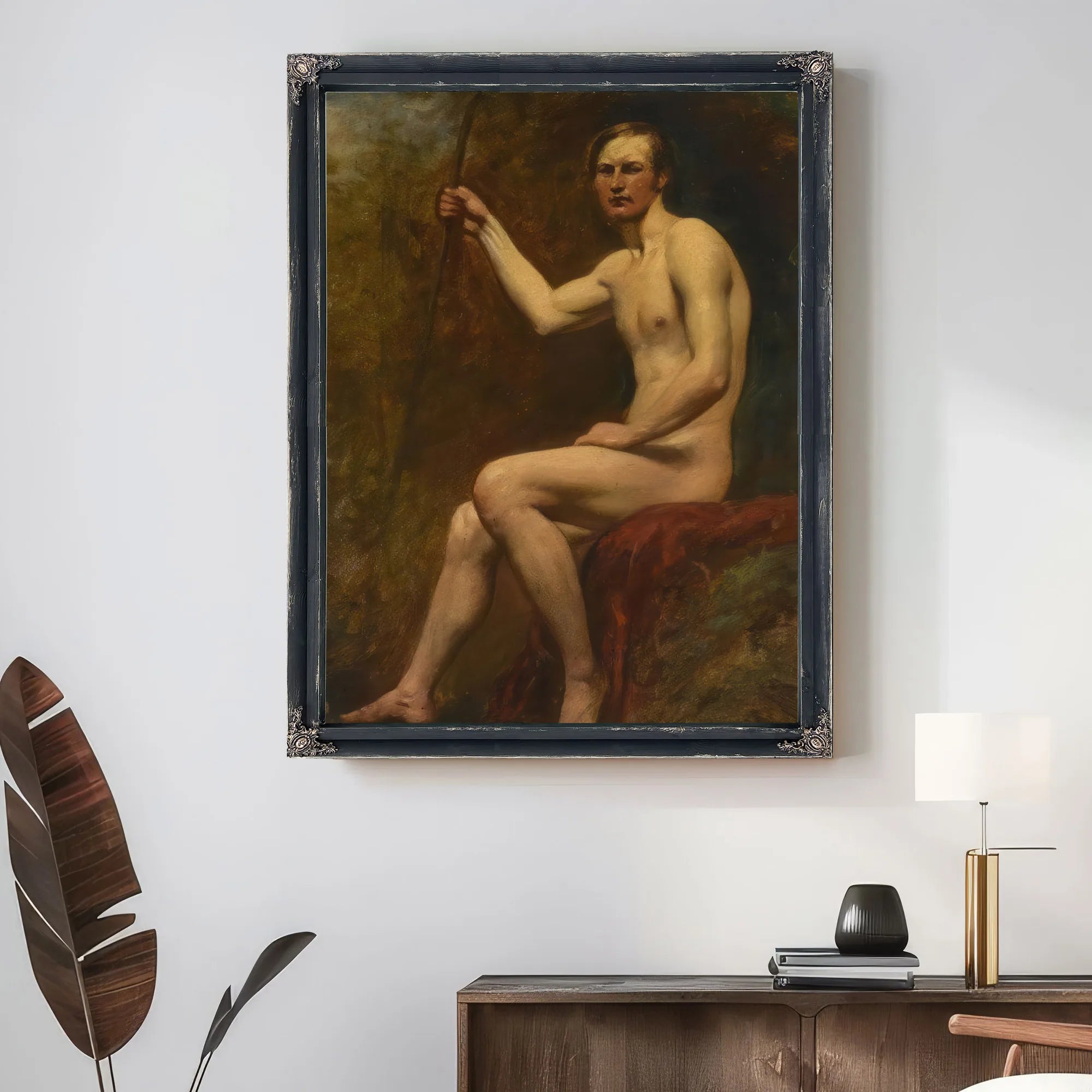 Guardsman Higgins By William Etty Fine Art Print
