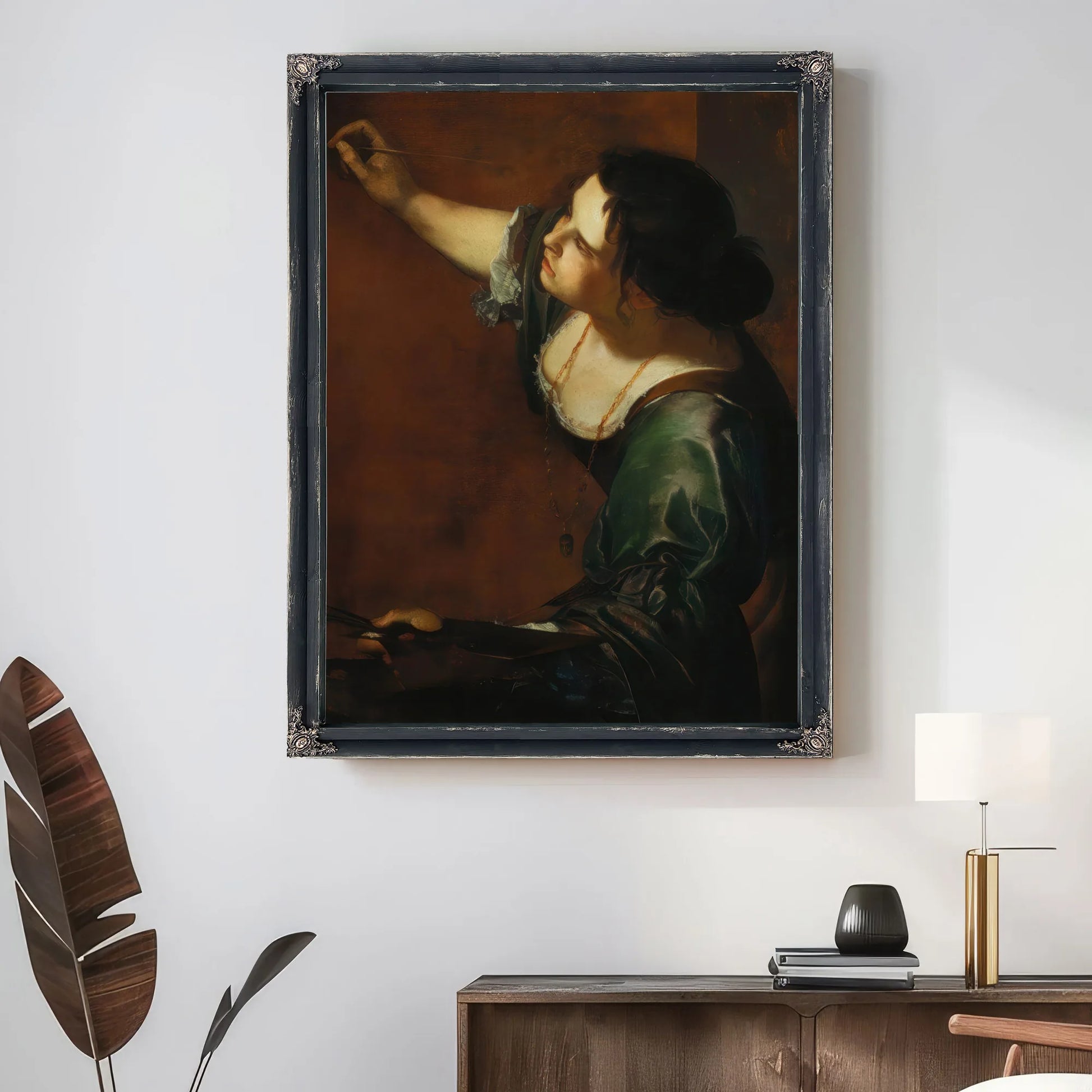 Self Portrait As The Allegory Of Painting 1638 By Artemisia Gentileschi Fine Art Print