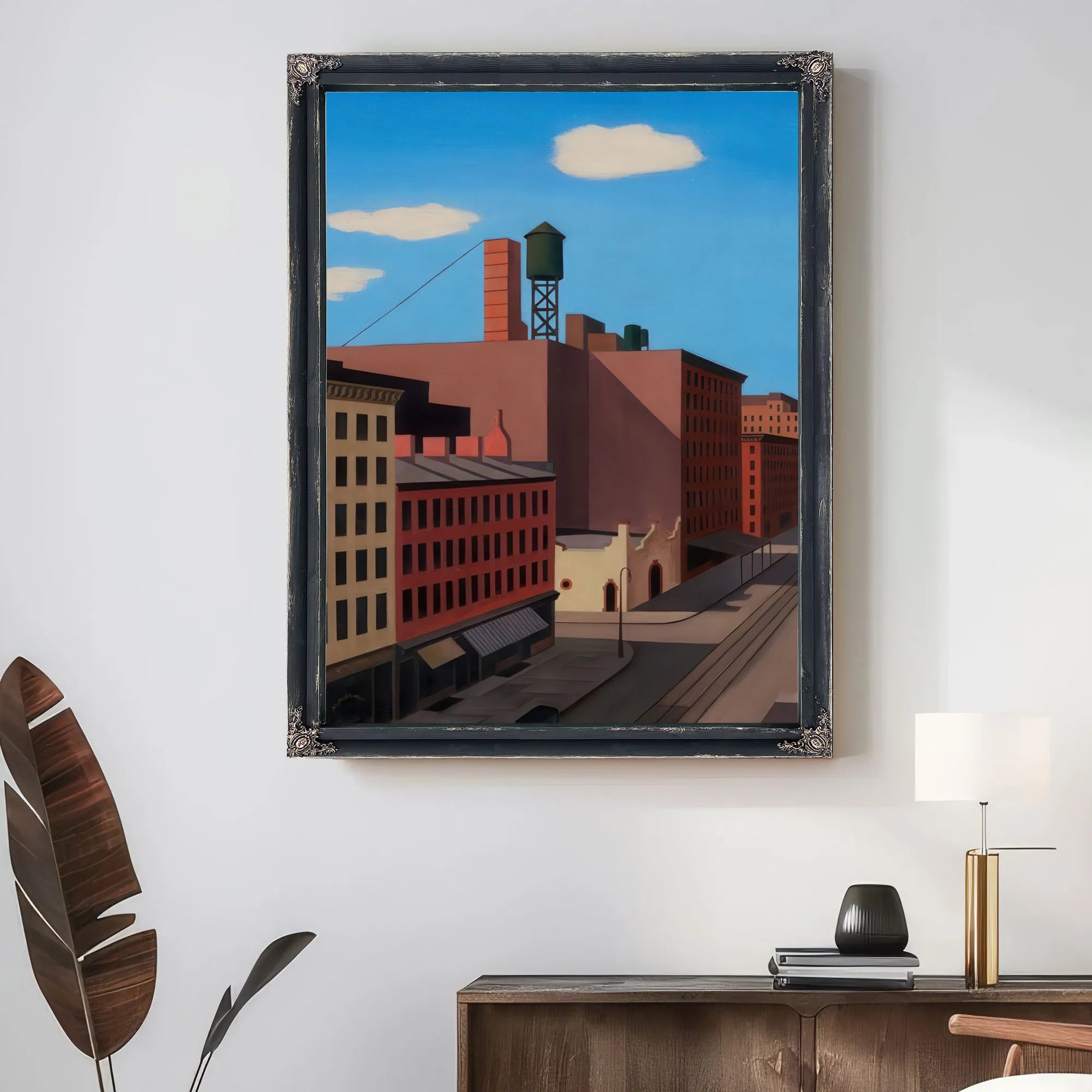 Hudson Street By George Ault Fine Art Print