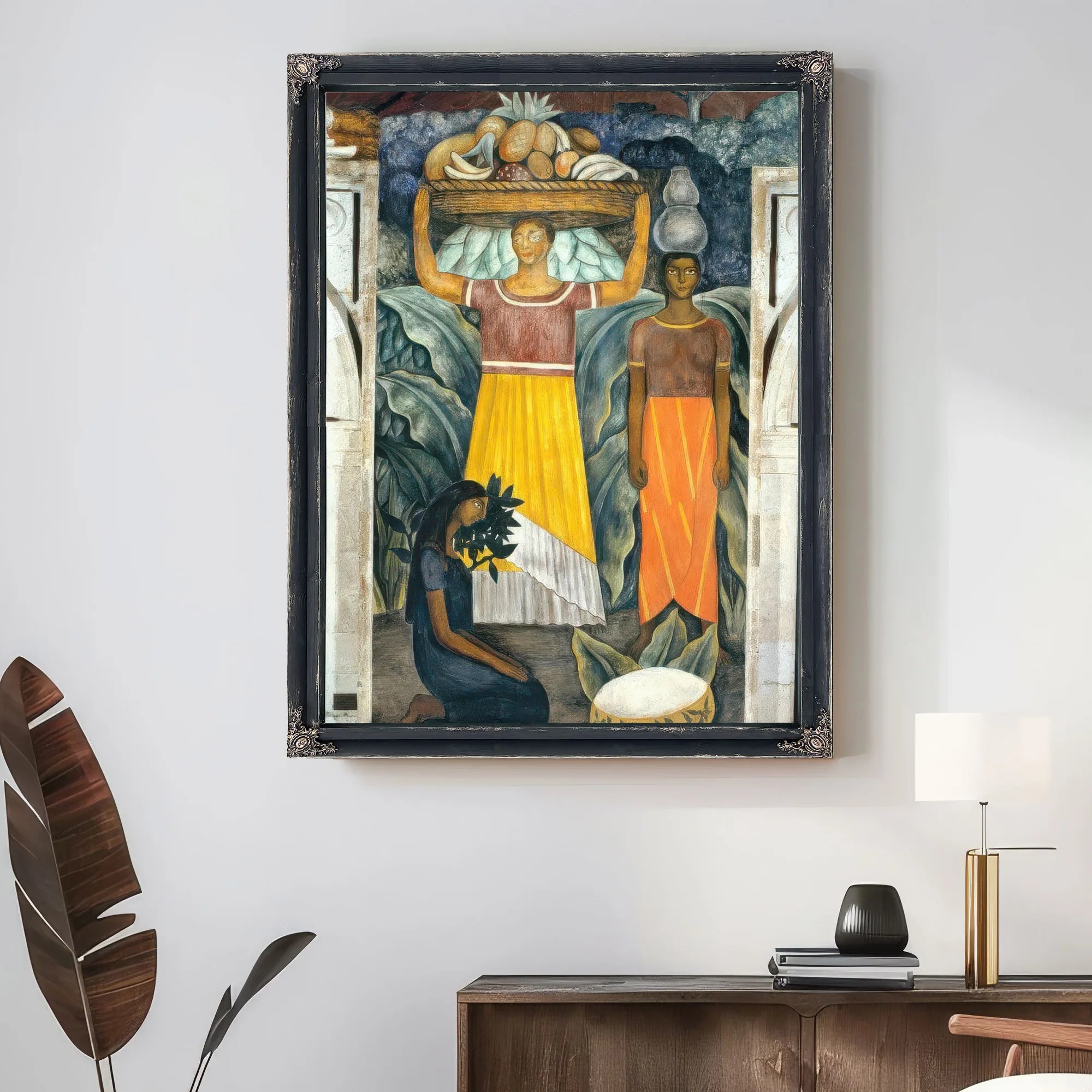Tehuana Women By Diego Rivera Fine Art Print