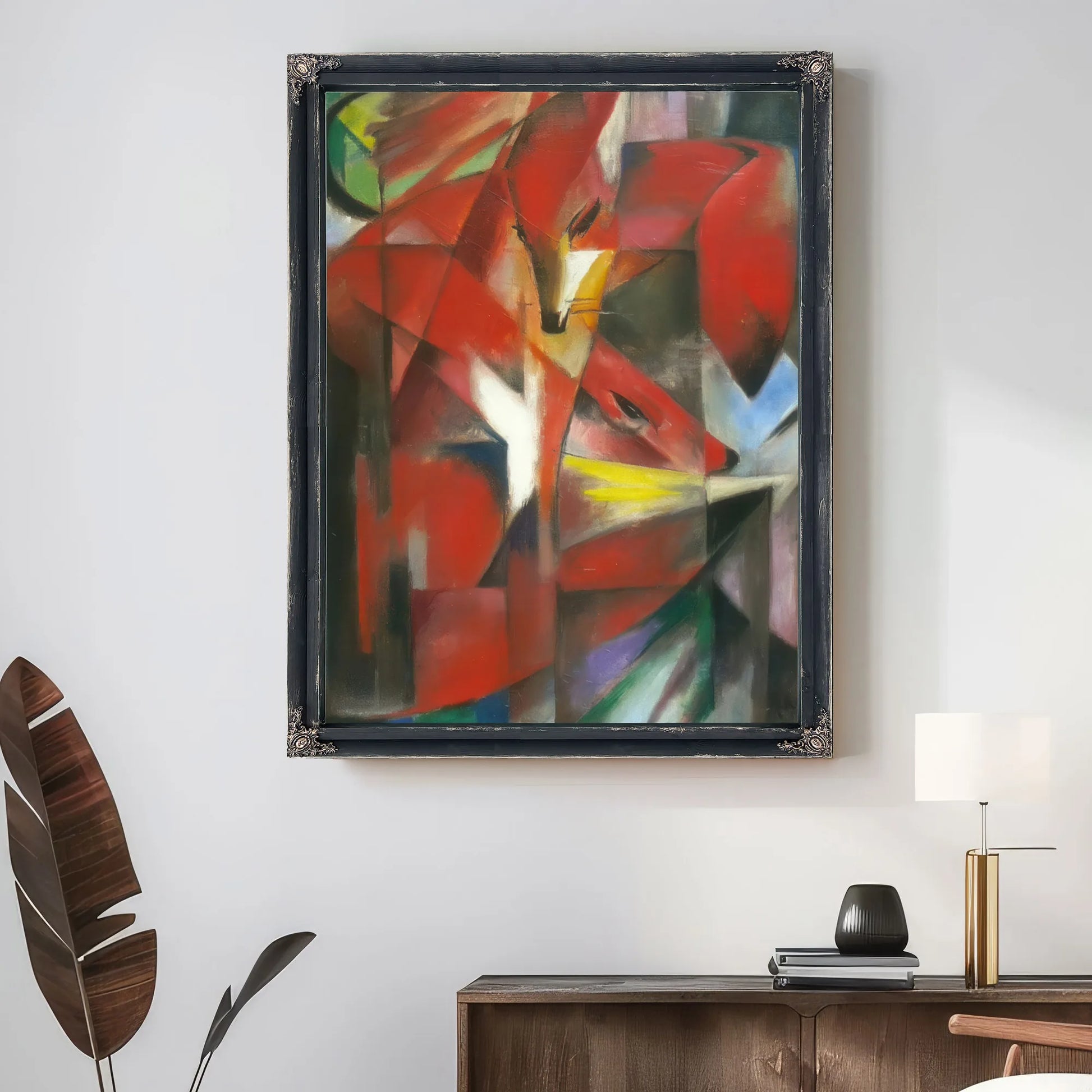 Foxes By Franz Marc Fine Art Print