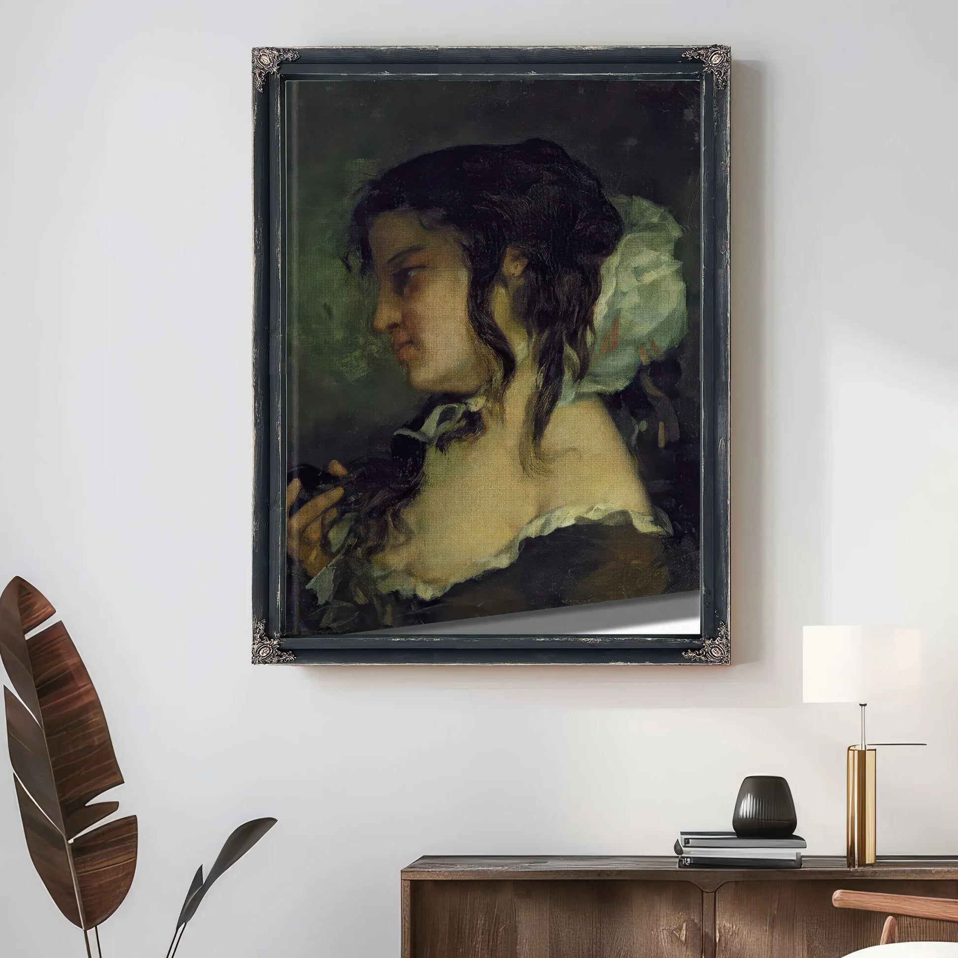 Reflection By Jean Desire Gustave Courbet Fine Art Print