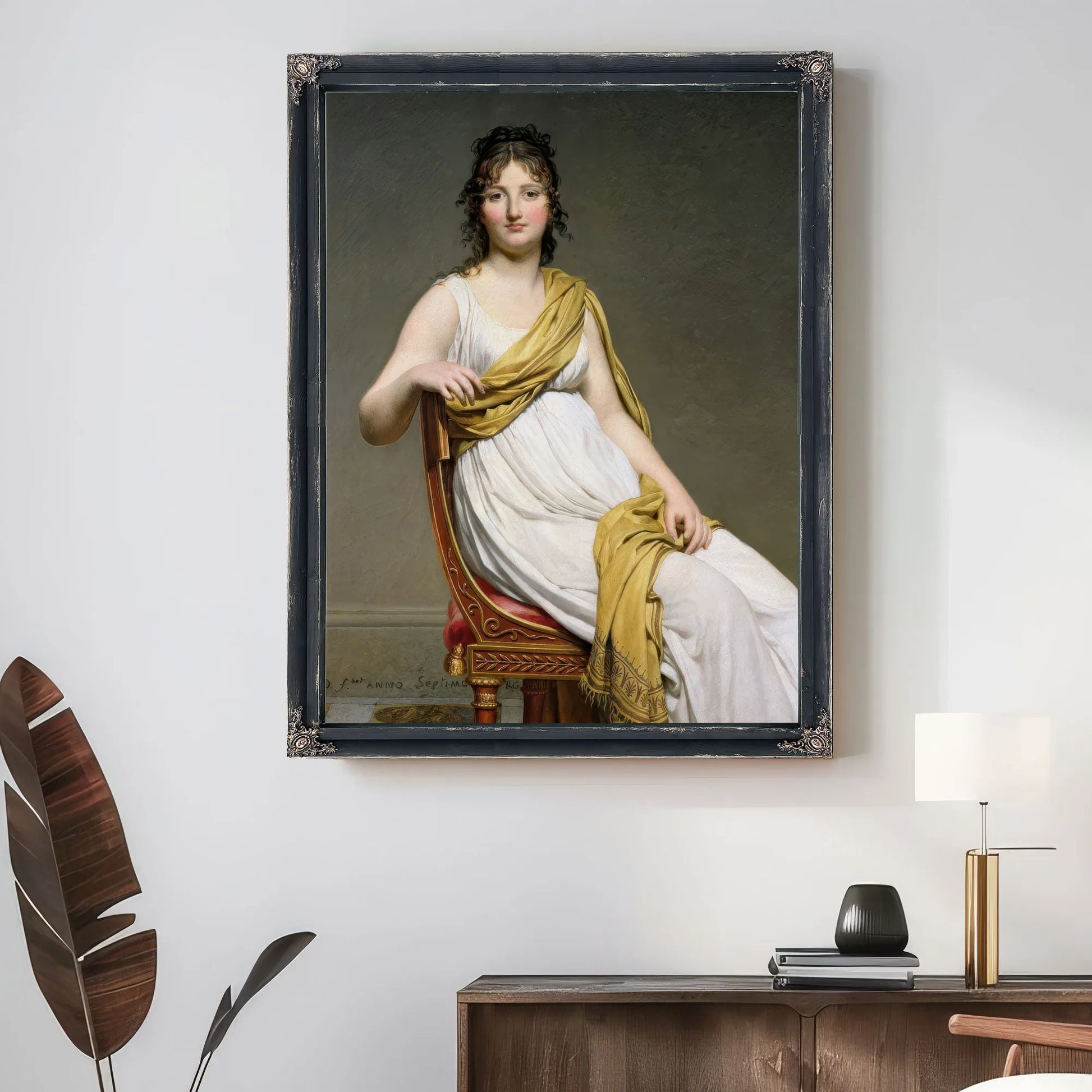 Portrait Of Madame Raymond De Verninac (1780 1827) By Jacques Louis David Fine Art Print