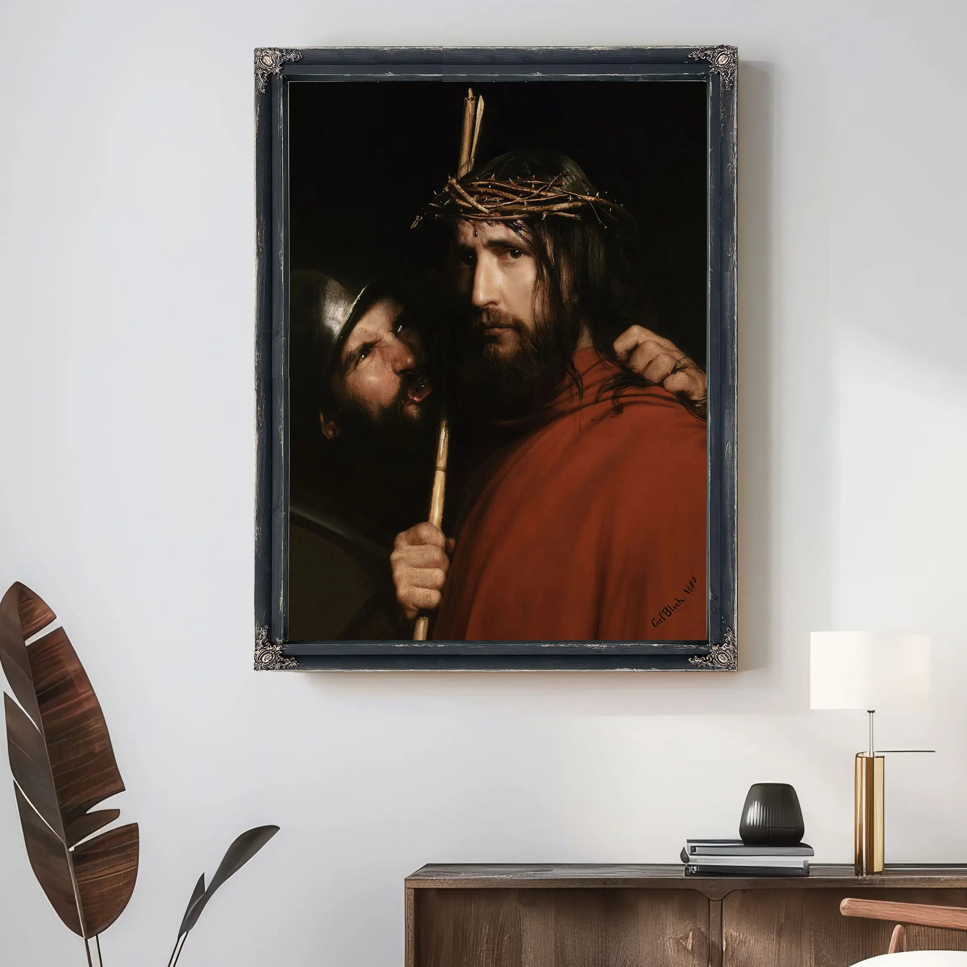 Christ With Mocking Soldier by Carl Bloch