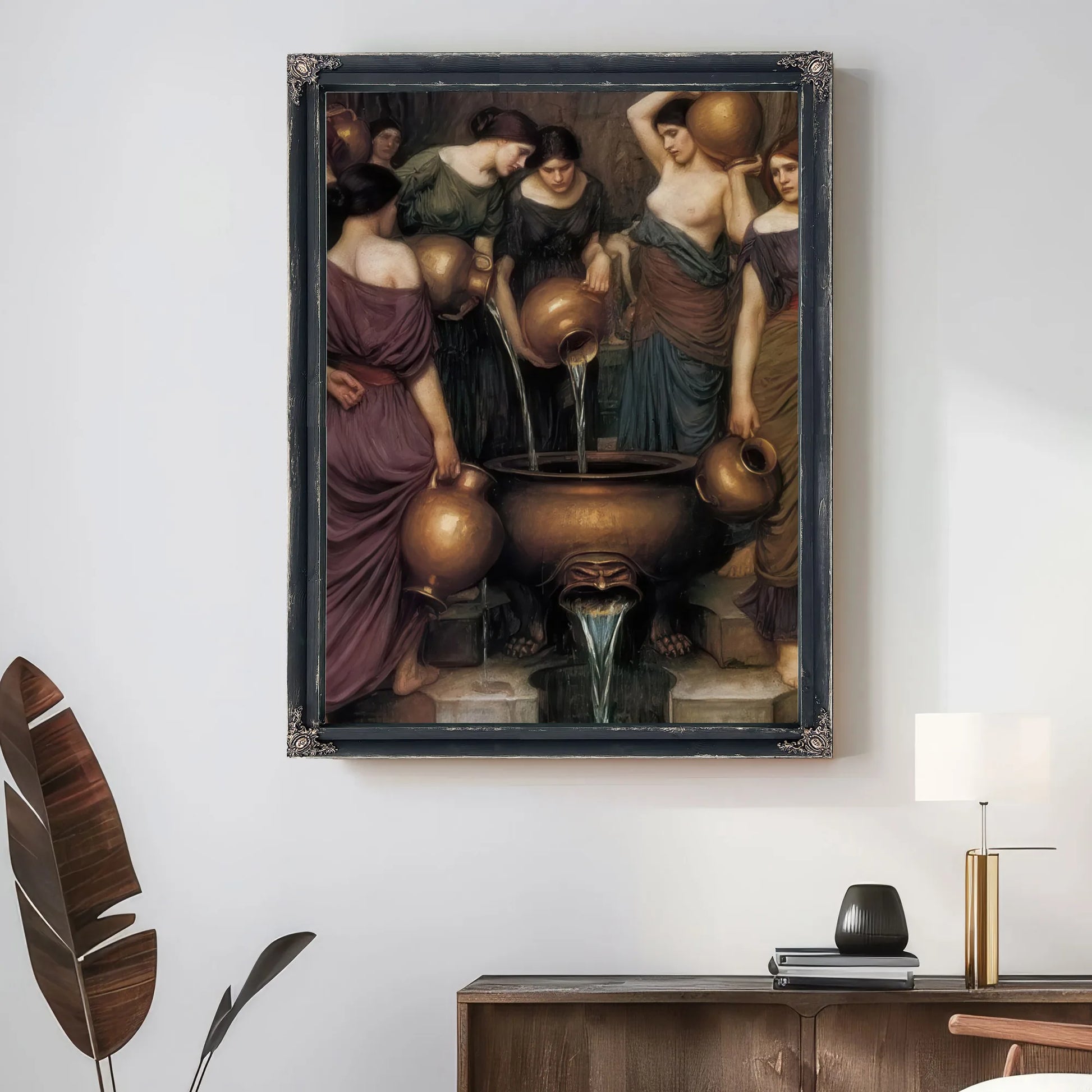 The Danaides By John Waterhouse Fine Art Print