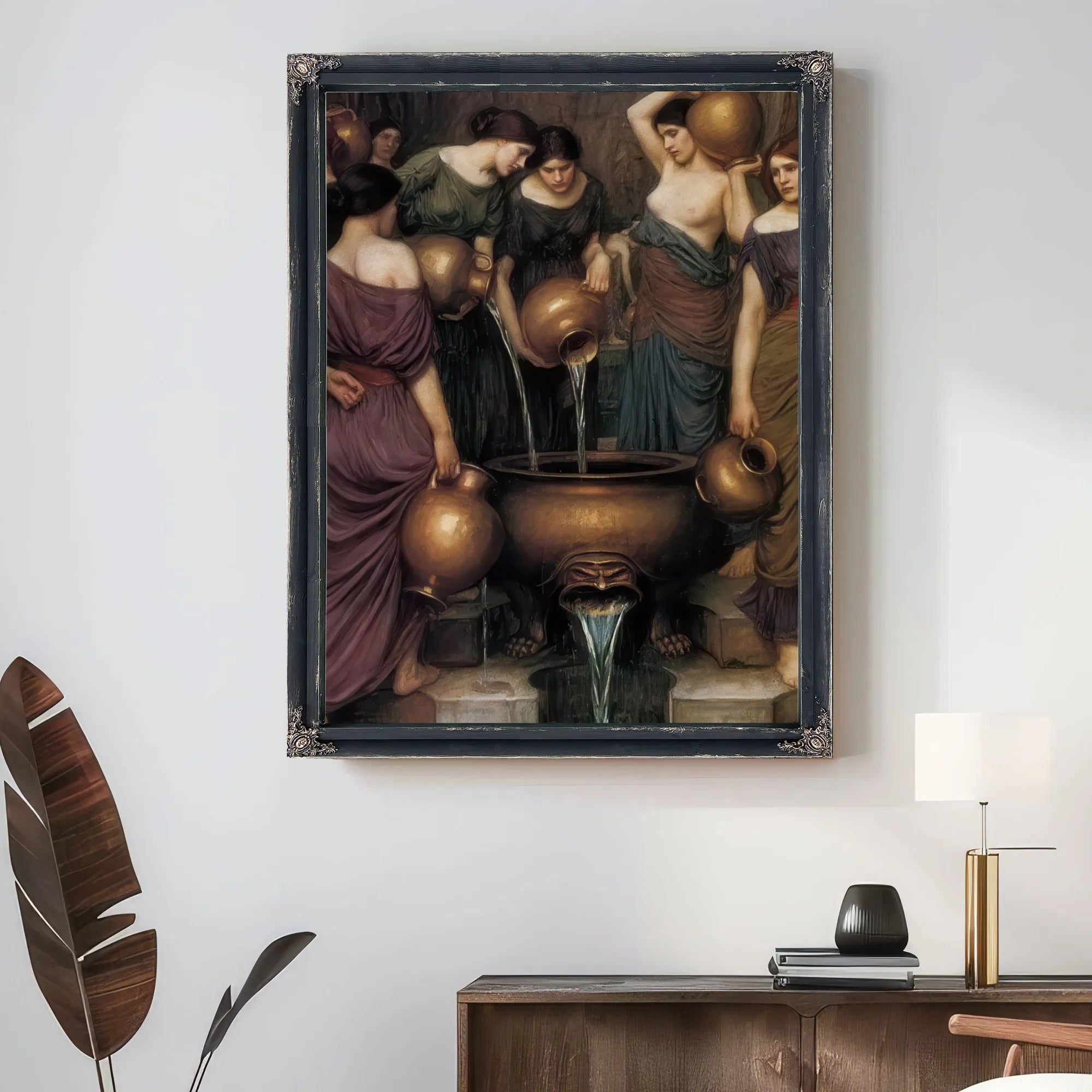 The Danaides By John Waterhouse Fine Art Print