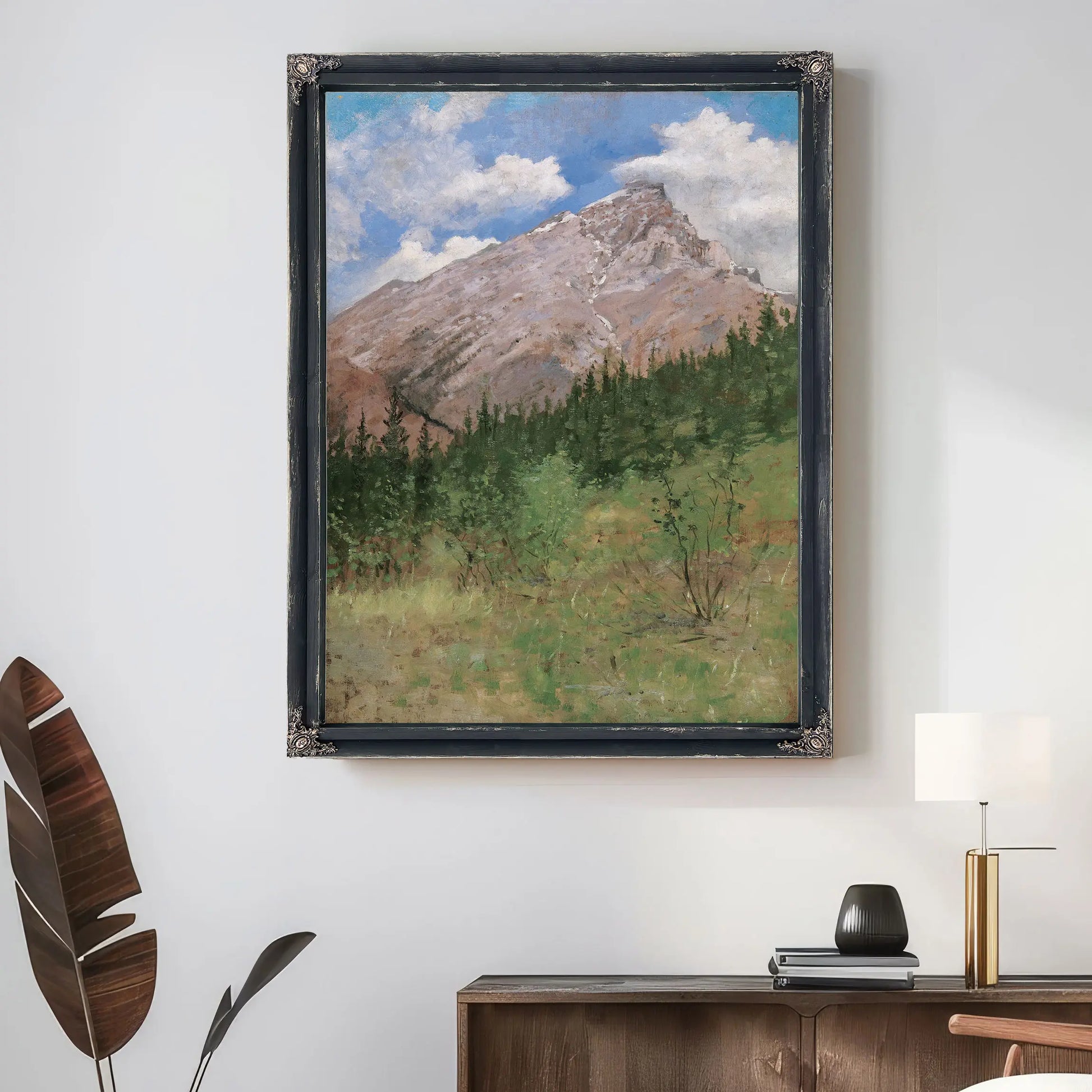 Banff Cascade Mountain by Frederic Remington