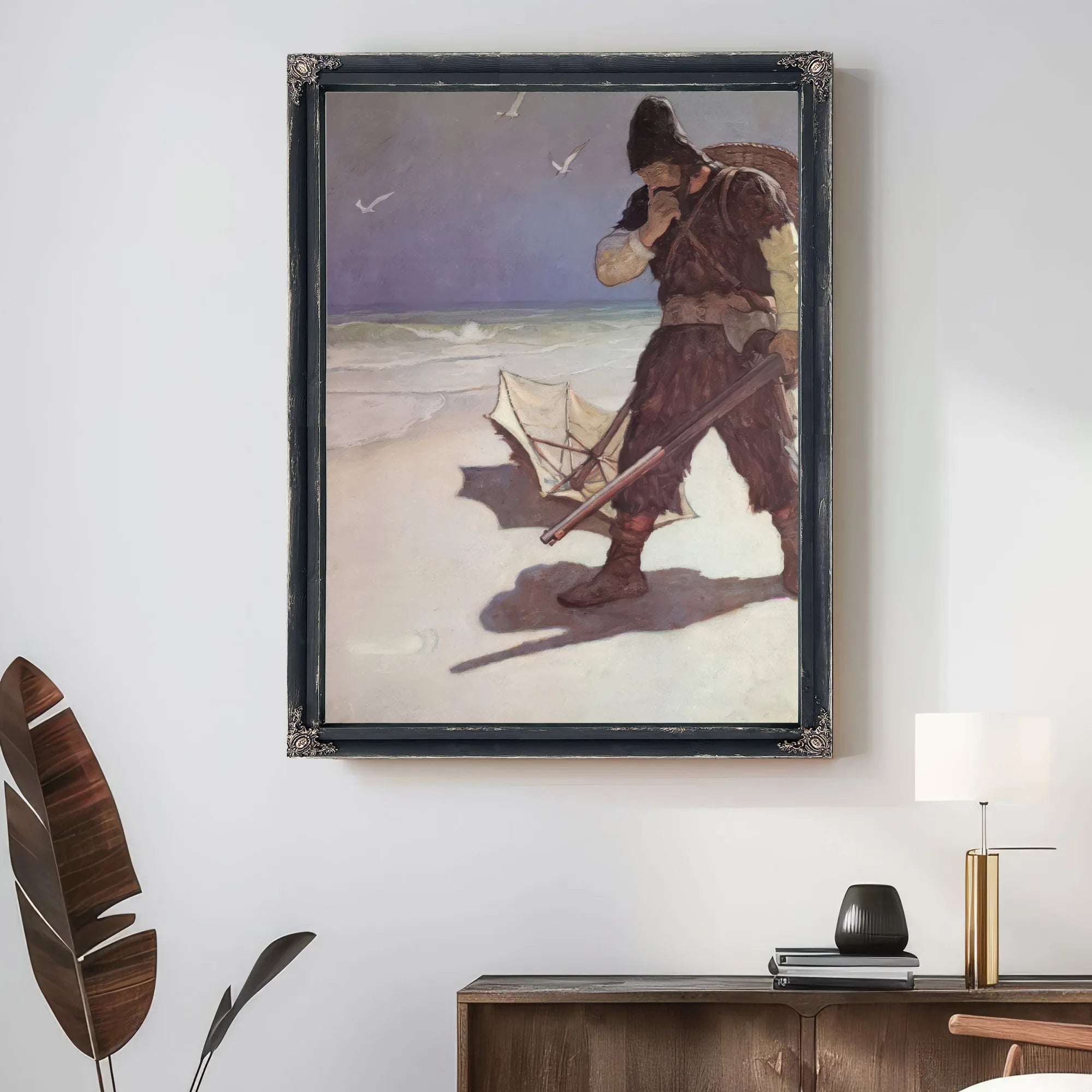I Stood Like One Thunderstruck By NC Wyeth Fine Art Print
