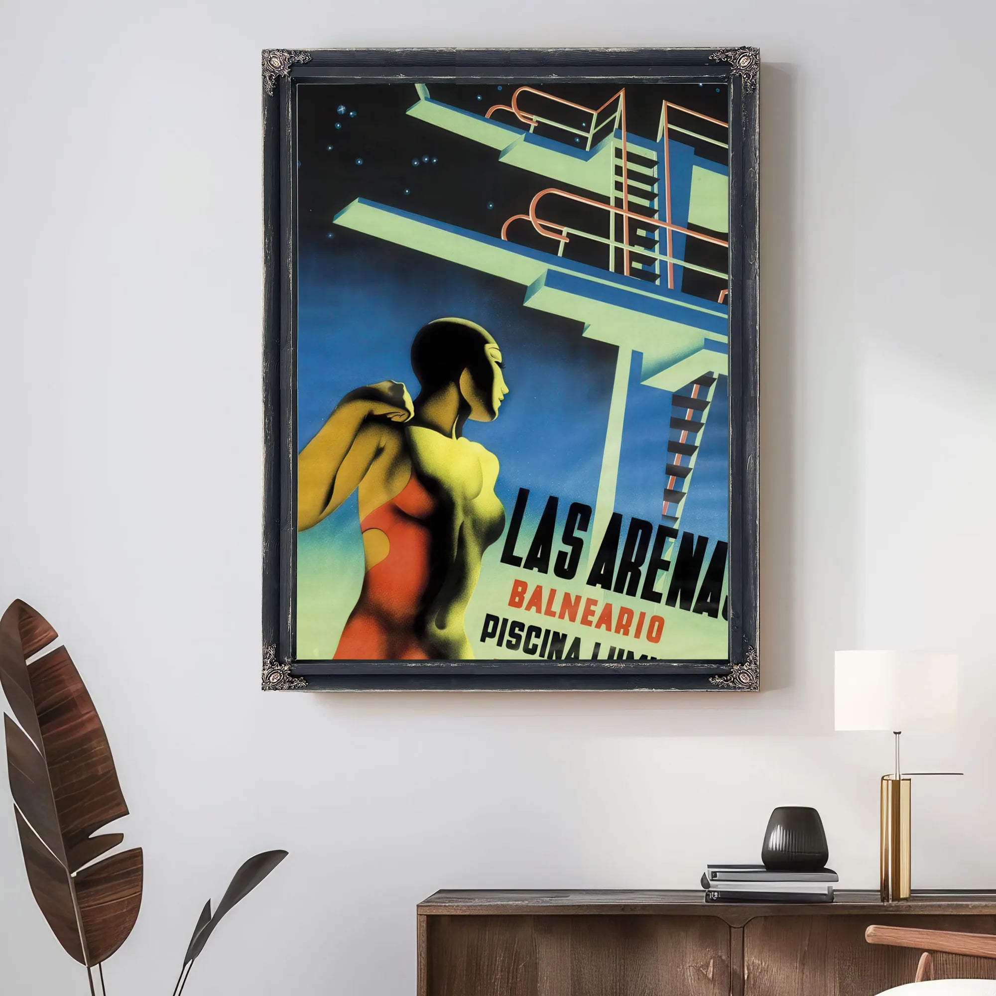Las Arenas By Jose Renau Fine Art Print