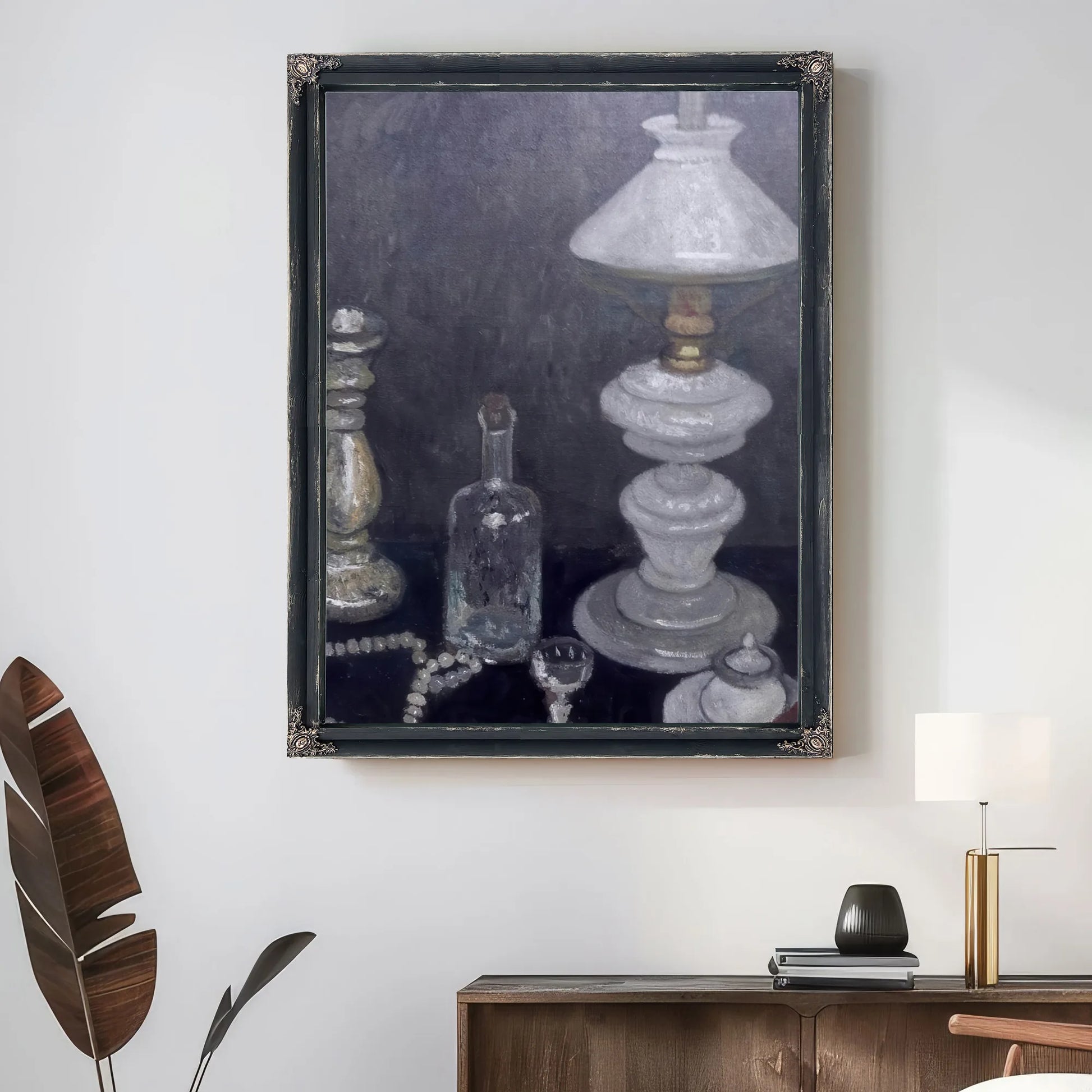 Still Life With White Lamp By Paula Modersohn Becker Fine Art Print