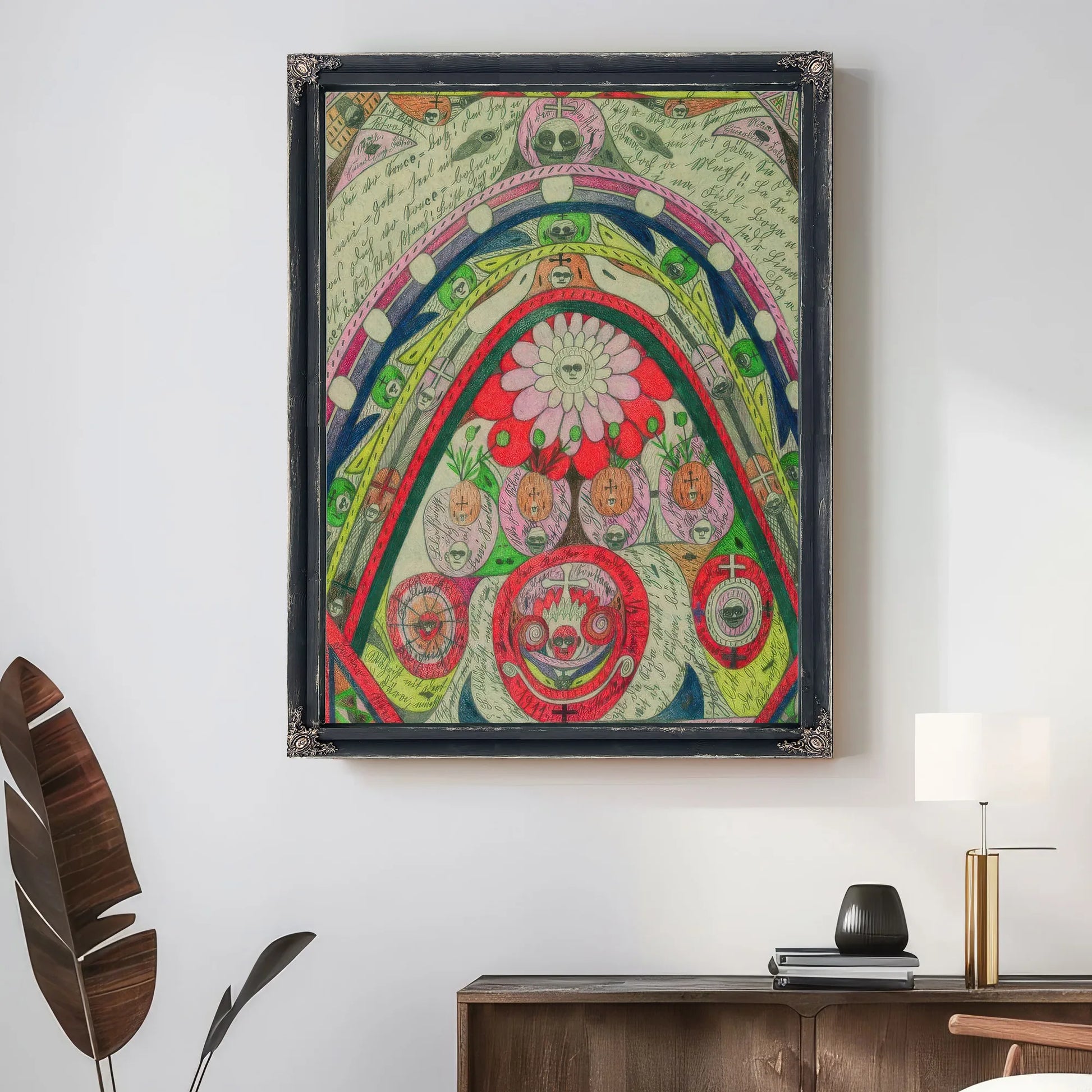 Australia Is Without Doubt The Habitat Of The Giant Strawberry 1911 By Adolf Wolfli Fine Art Print