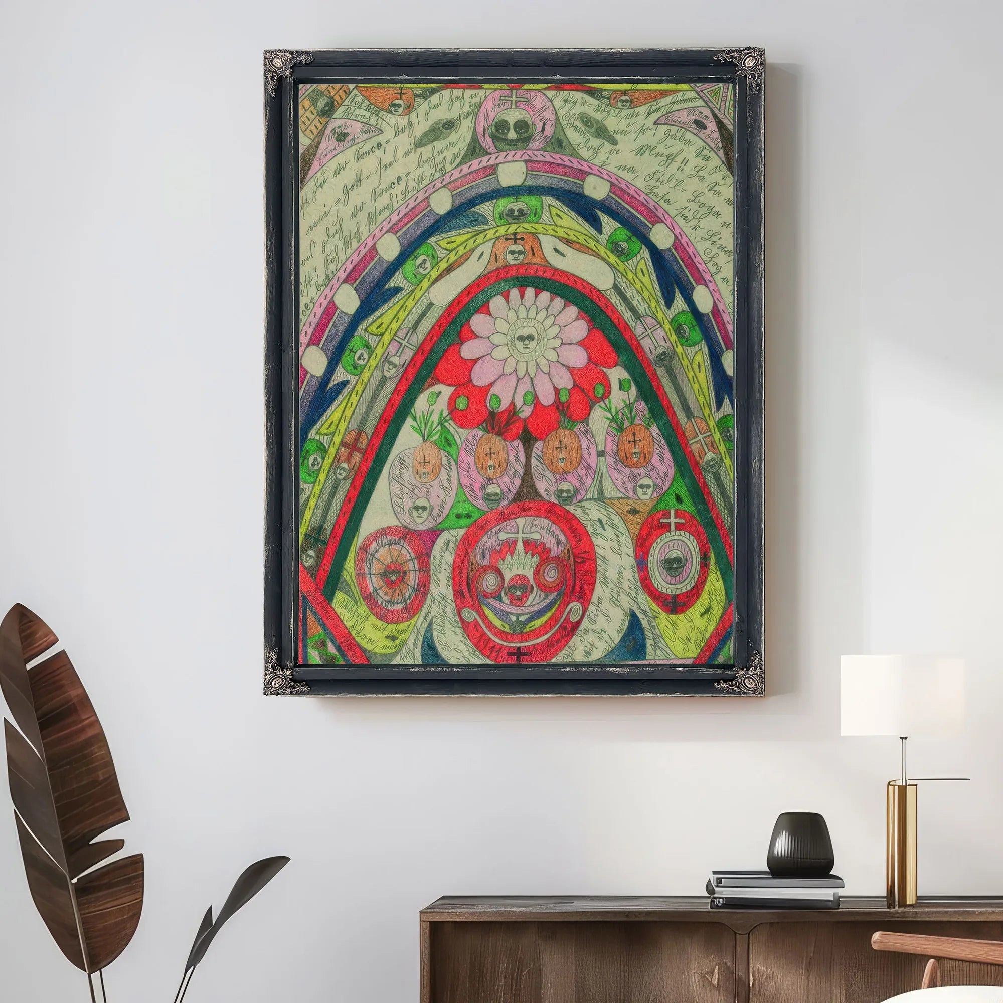Australia Is Without Doubt The Habitat Of The Giant Strawberry 1911 By Adolf Wolfli Fine Art Print