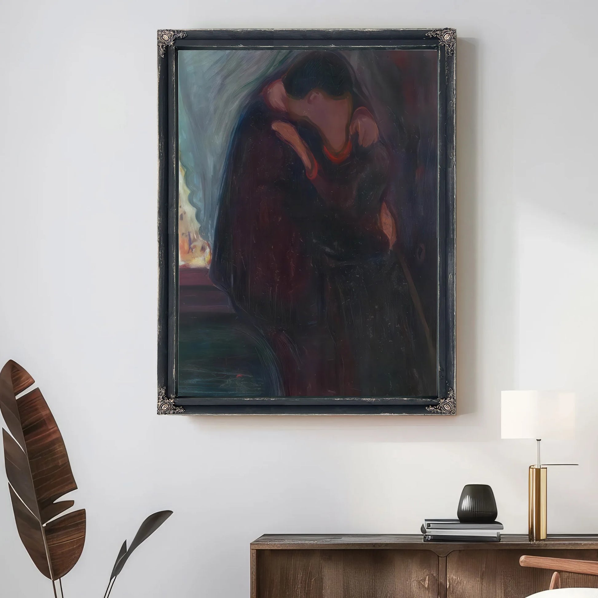 The Kiss 1897 By Edvard Munch Fine Art Print