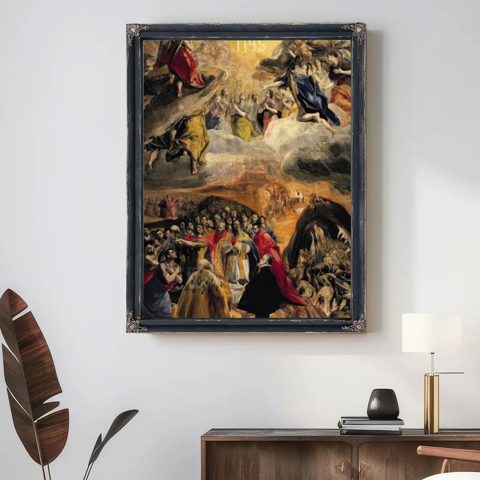 The Adoration Of The Name Of Jesus By El Greco Fine Art Print