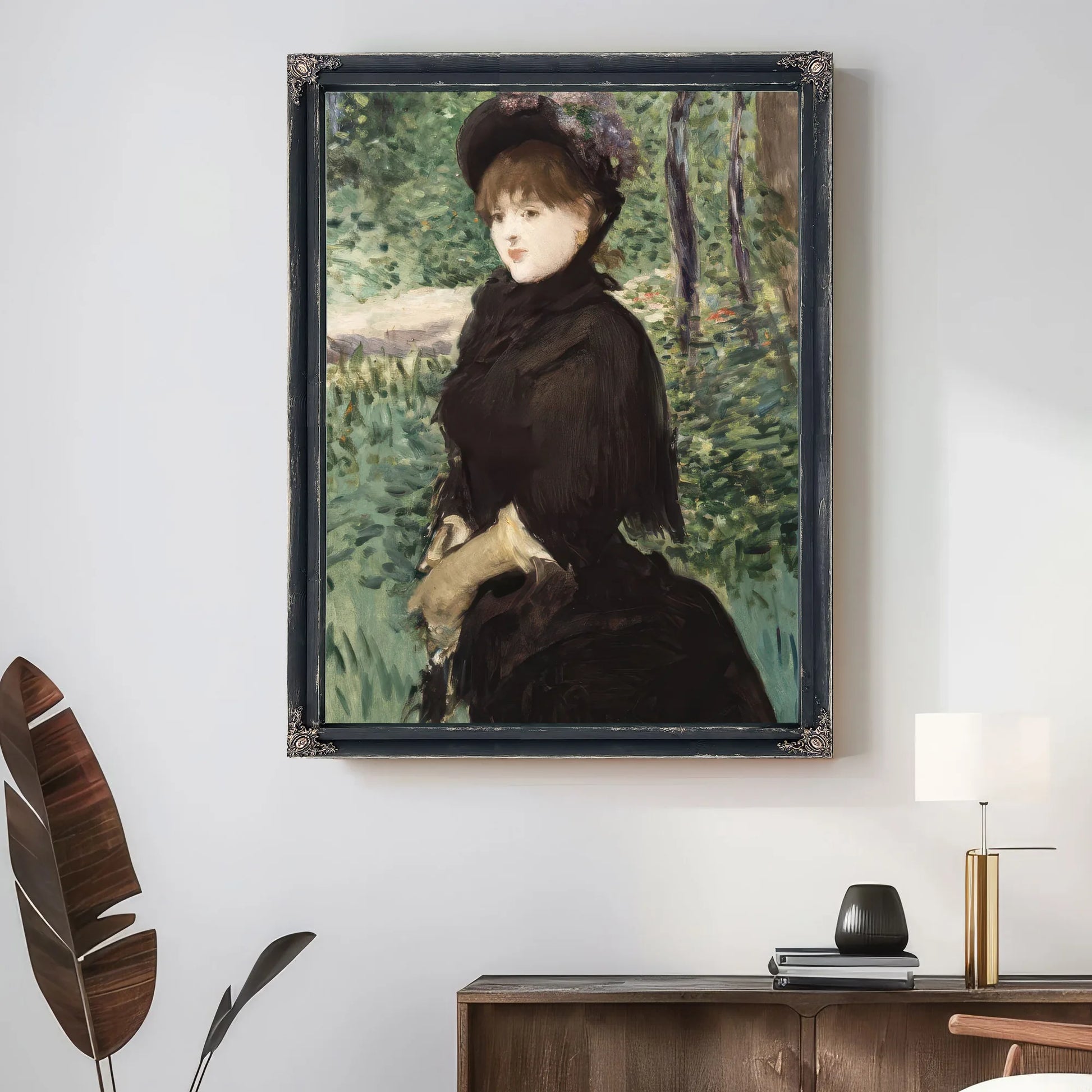 The Walk By Edouard Manet Fine Art Print