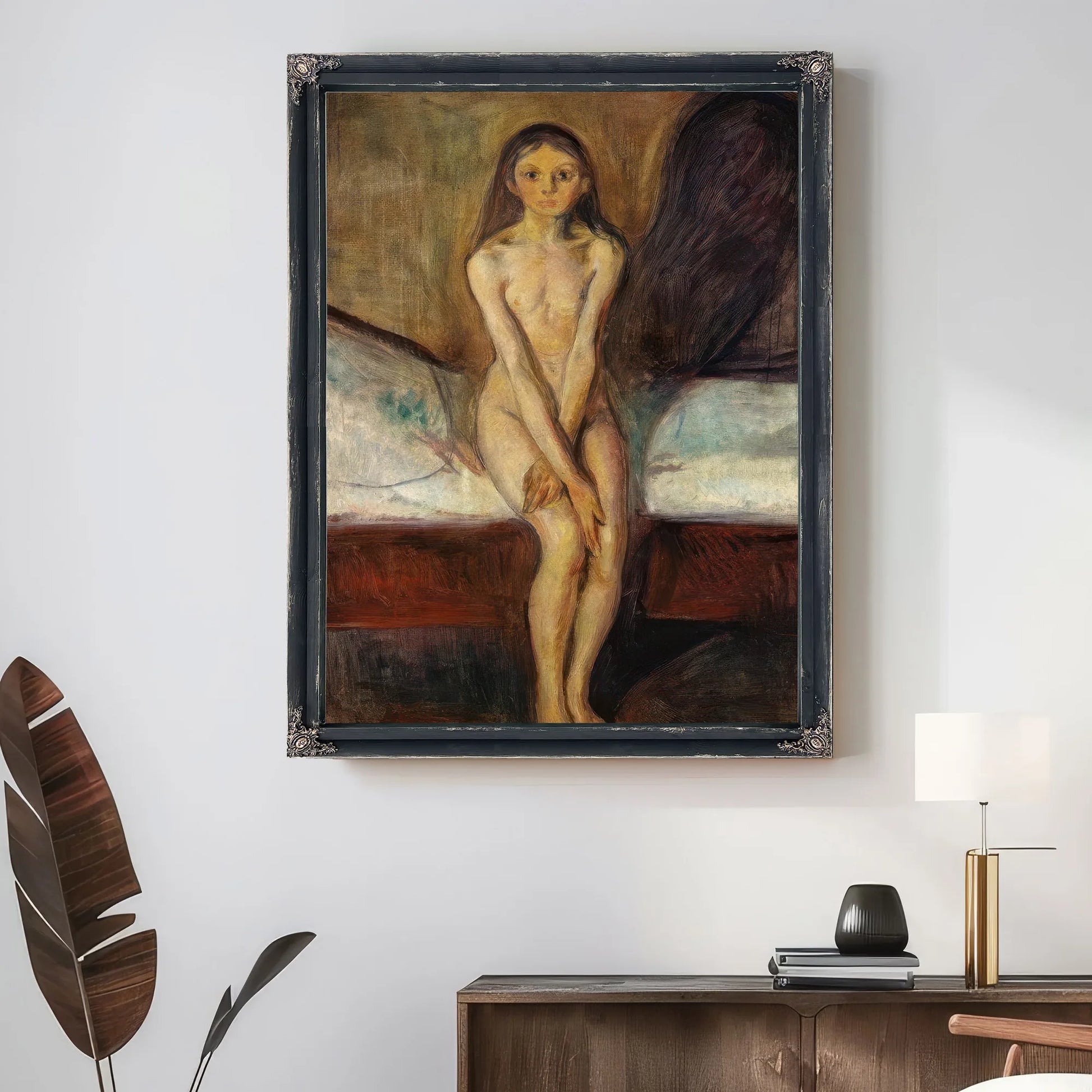 Puberty 1895 By Edvard Munch Fine Art Print
