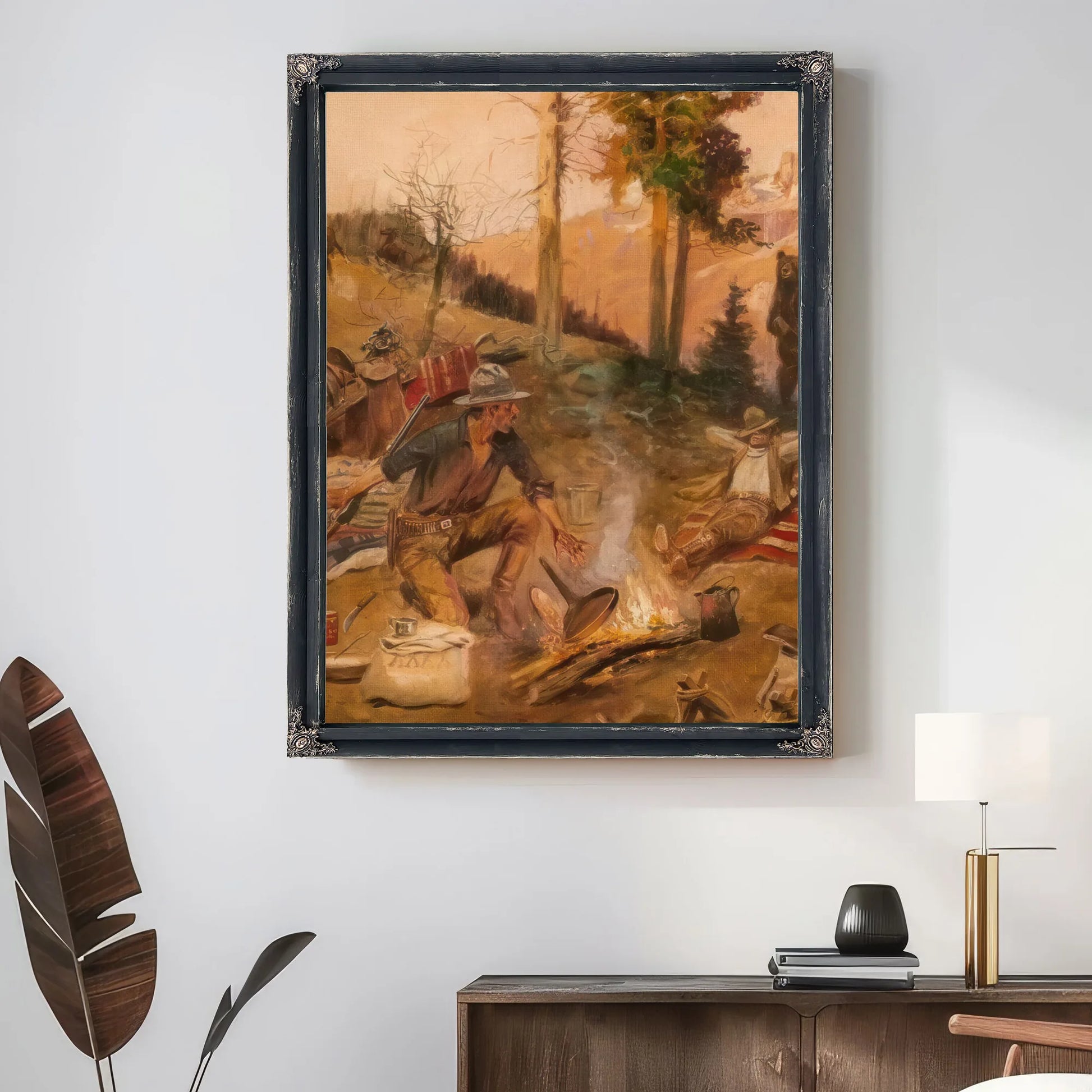 When Ignorance Is Bliss By Charles Marion Russell Fine Art Print