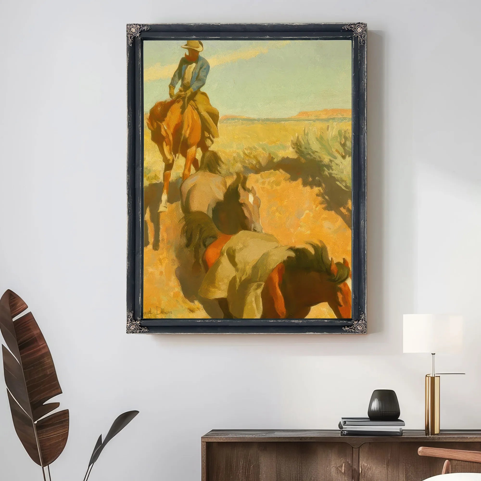 Cut Bank Tuscon By Maynard Dixon Fine Art Print